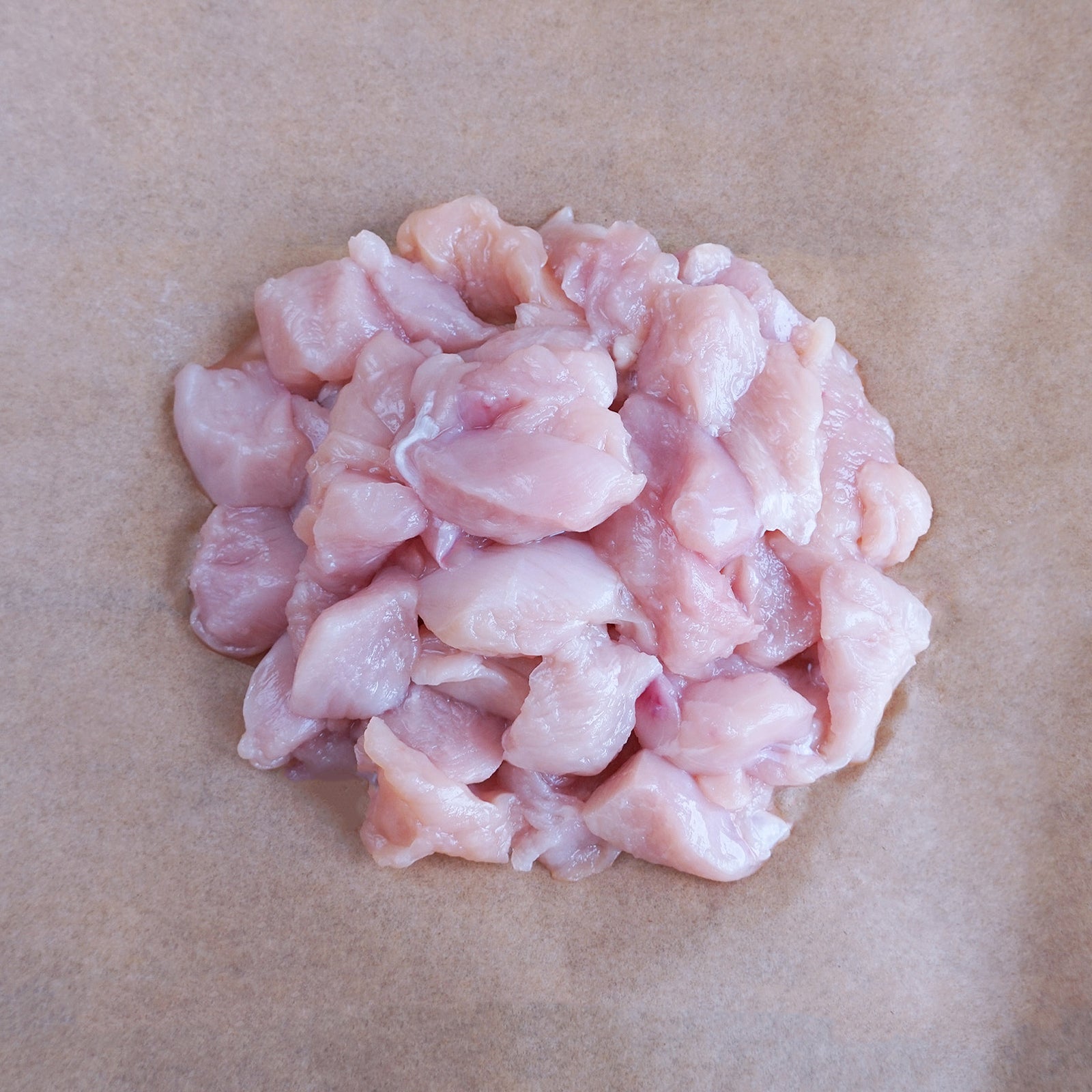 Certified Organic Free-Range Chicken Breast Cubes from New Zealand (500g) - Horizon Farms