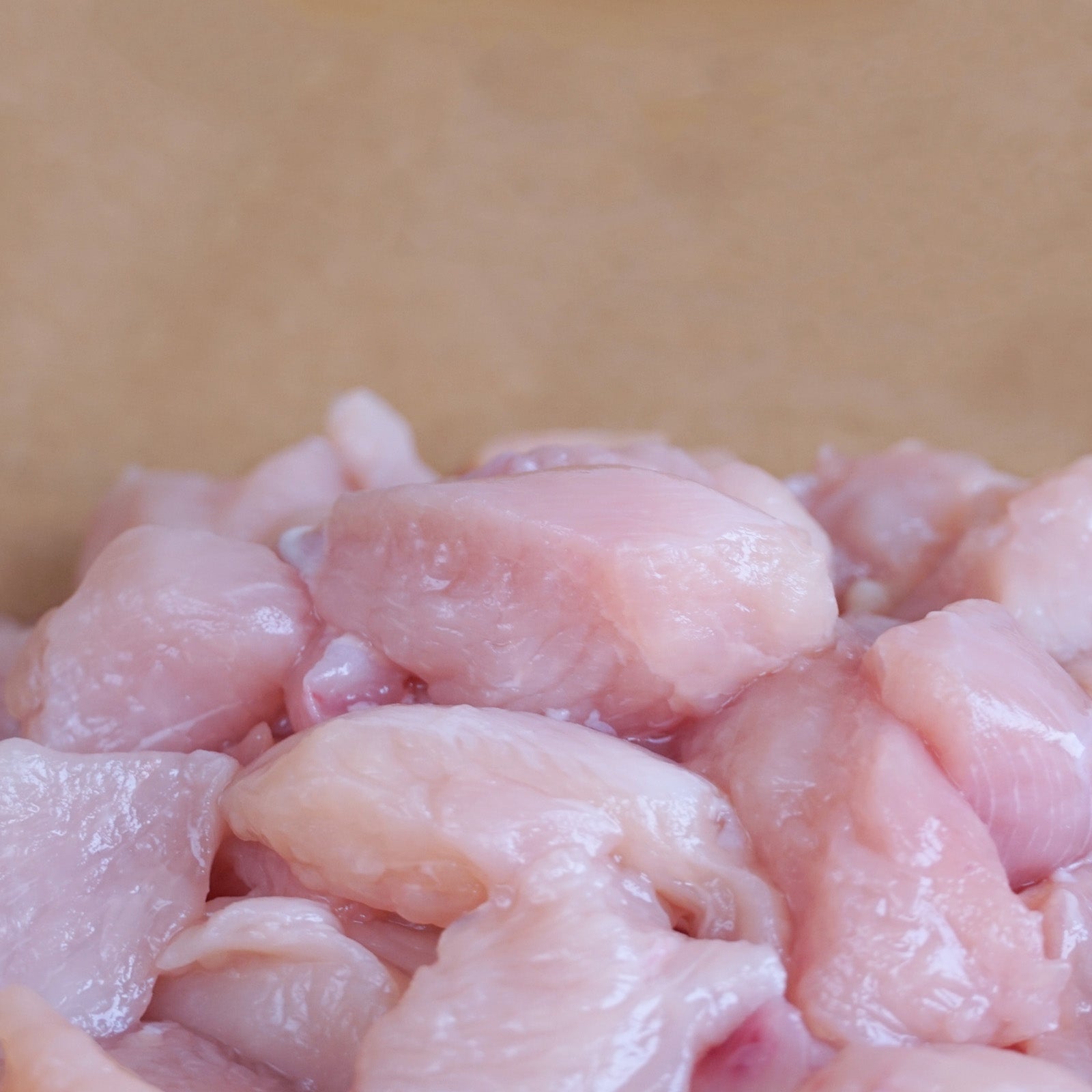 Organic Free-Range Chicken Breast Cubes from New Zealand (500g) - Horizon Farms