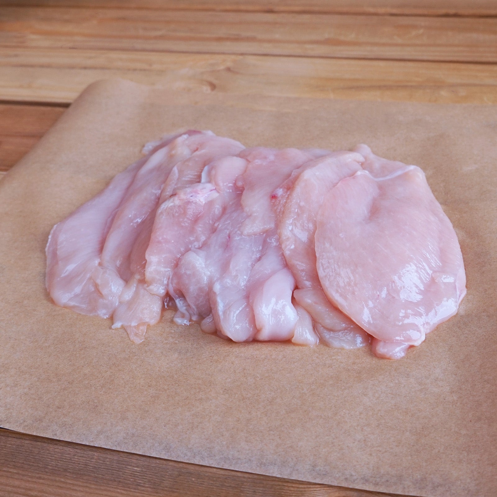 New Zealand Certified Organic Free-Range Chicken Breast 10mm Slices (500g) - Horizon Farms