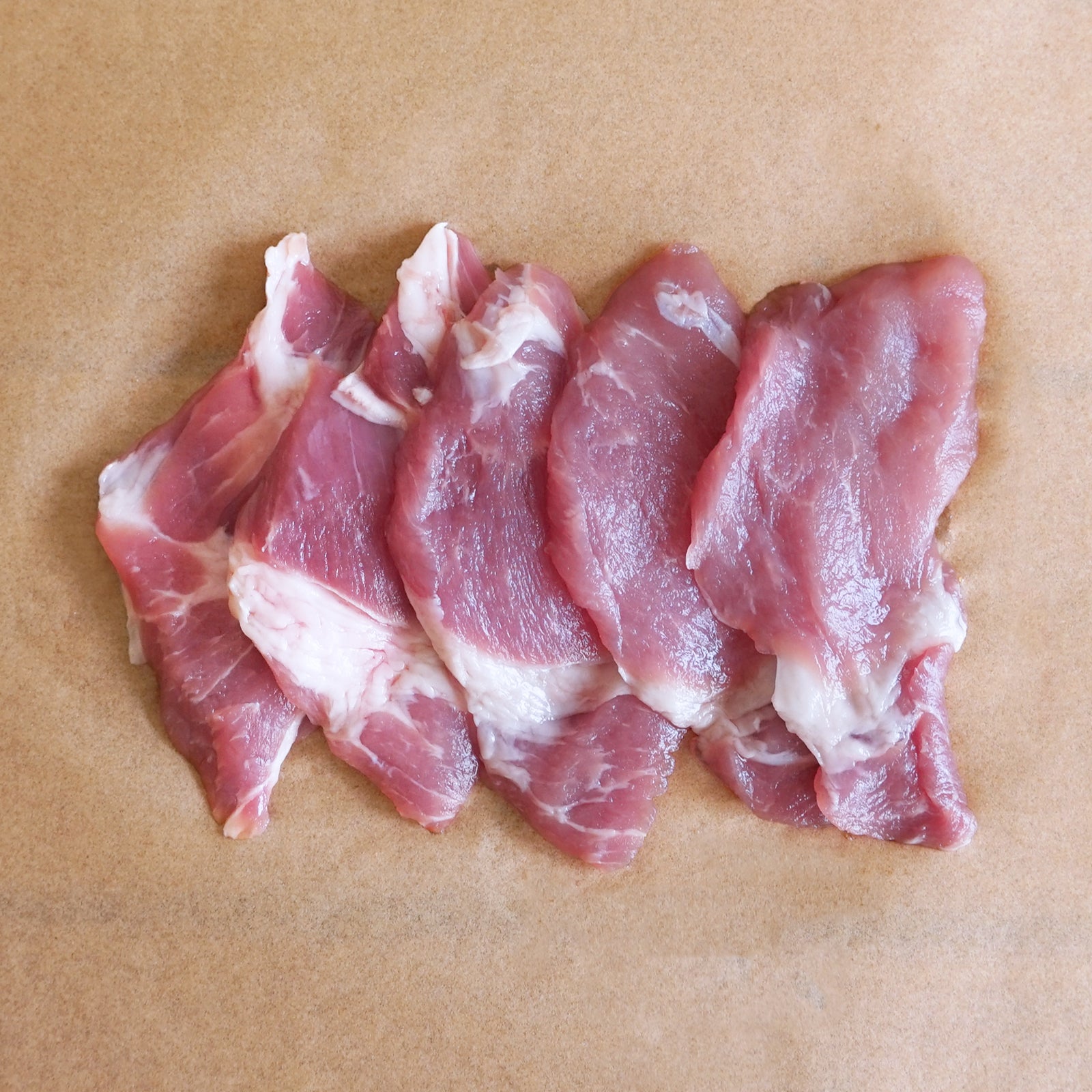 Free-Range Pork Shoulder Slices from Australia (100g)