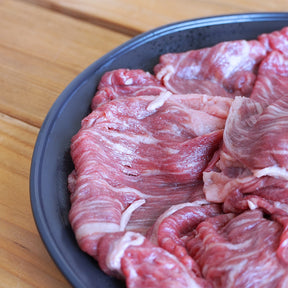 Japanese Range-Free Wagyu Beef Chuck Shoulder Thin Slices from Iwate (300g) - Horizon Farms