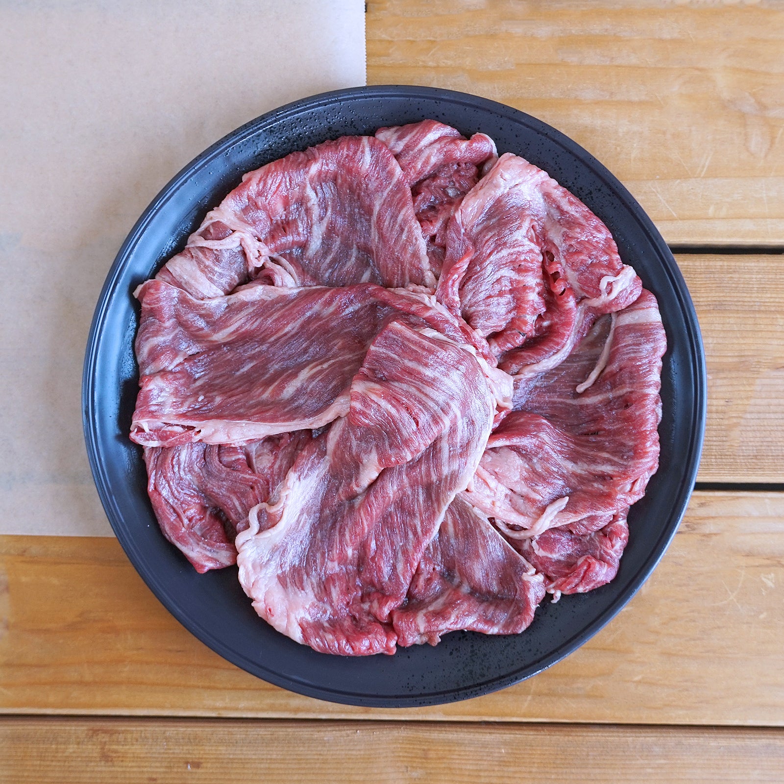 Japanese Range-Free Wagyu Beef Chuck Shoulder Thin Slices from Iwate (300g) - Horizon Farms