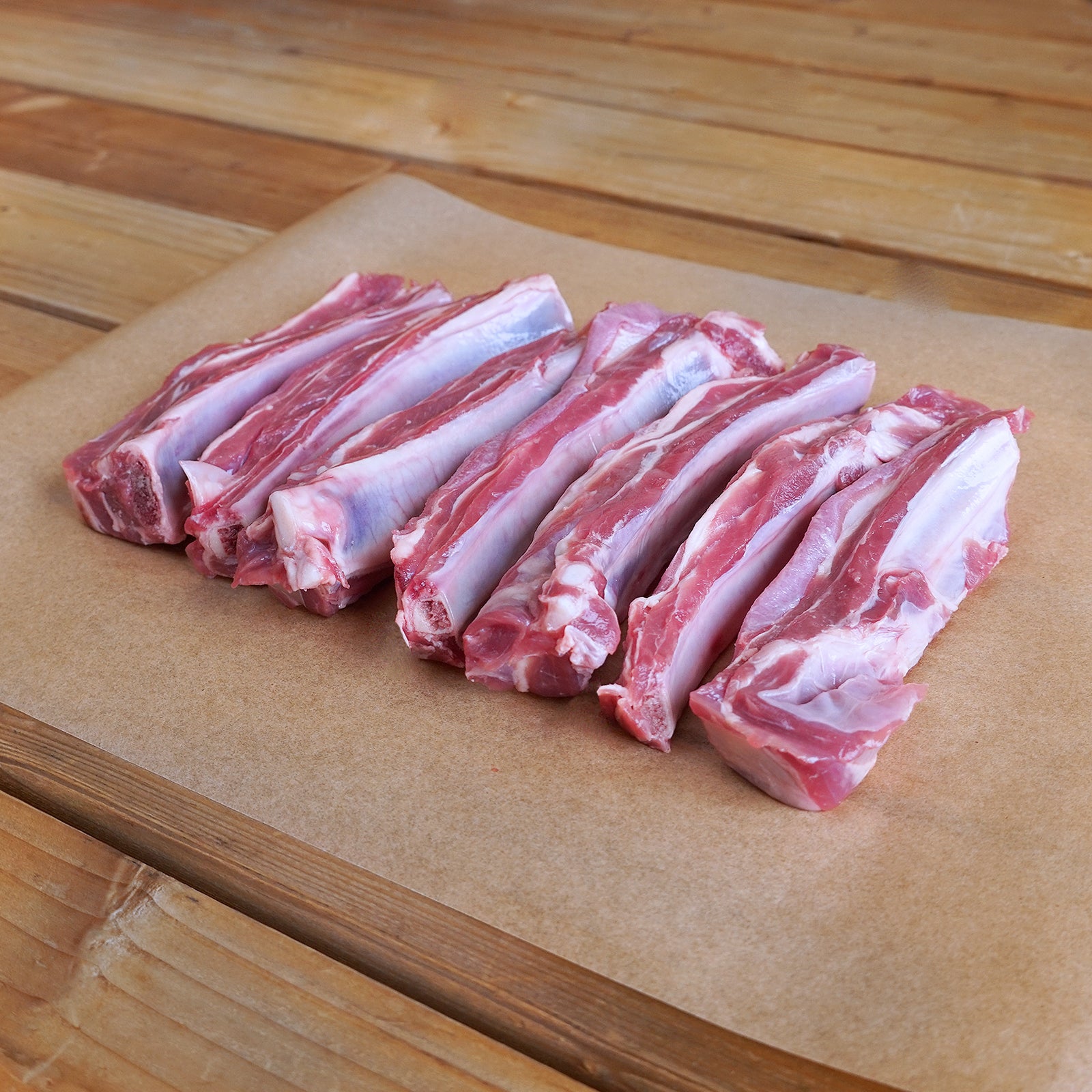 Free-Range Lamb Spare Ribs from New Zealand (550g) - Horizon Farms