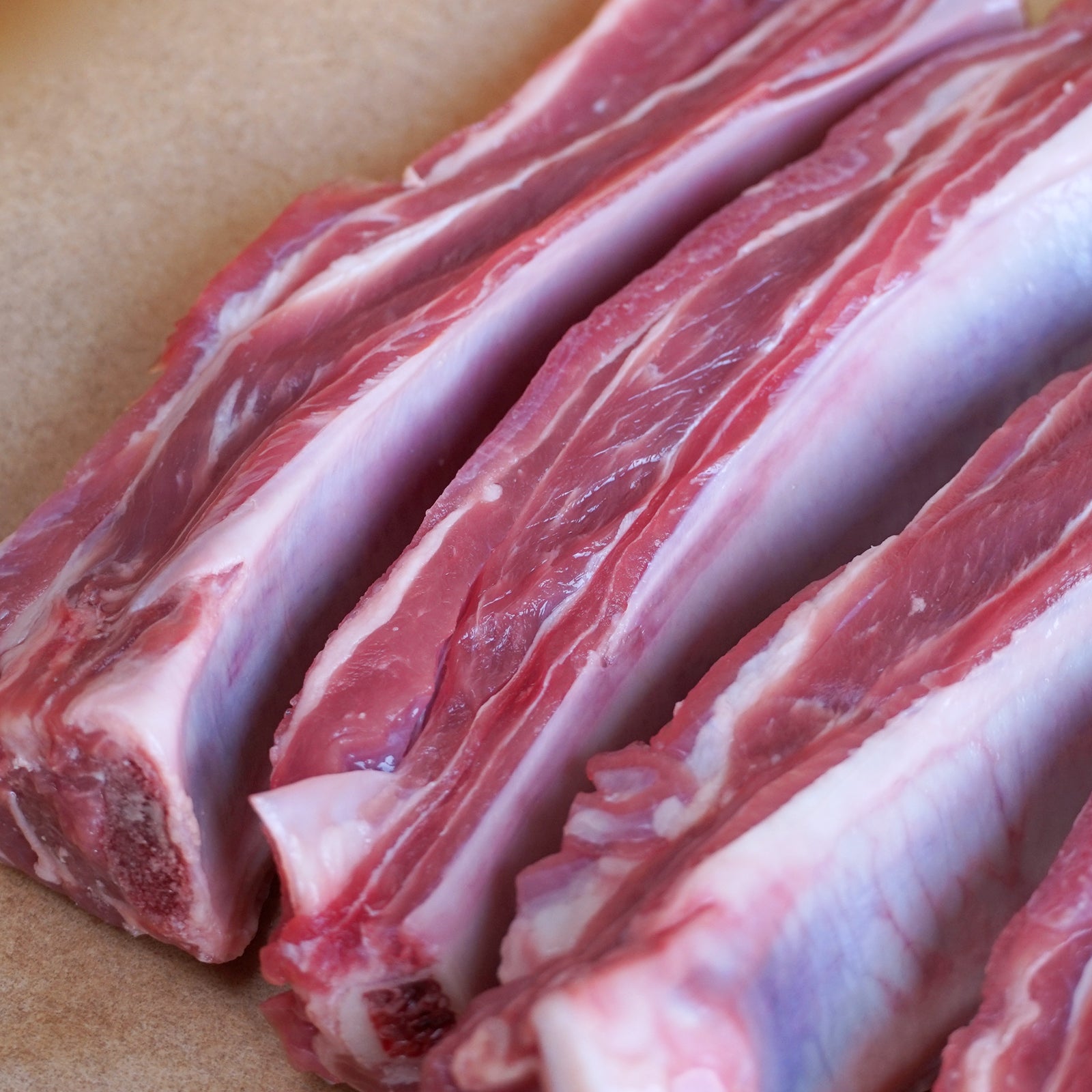 Free-Range Lamb Spare Ribs from New Zealand (550g) - Horizon Farms