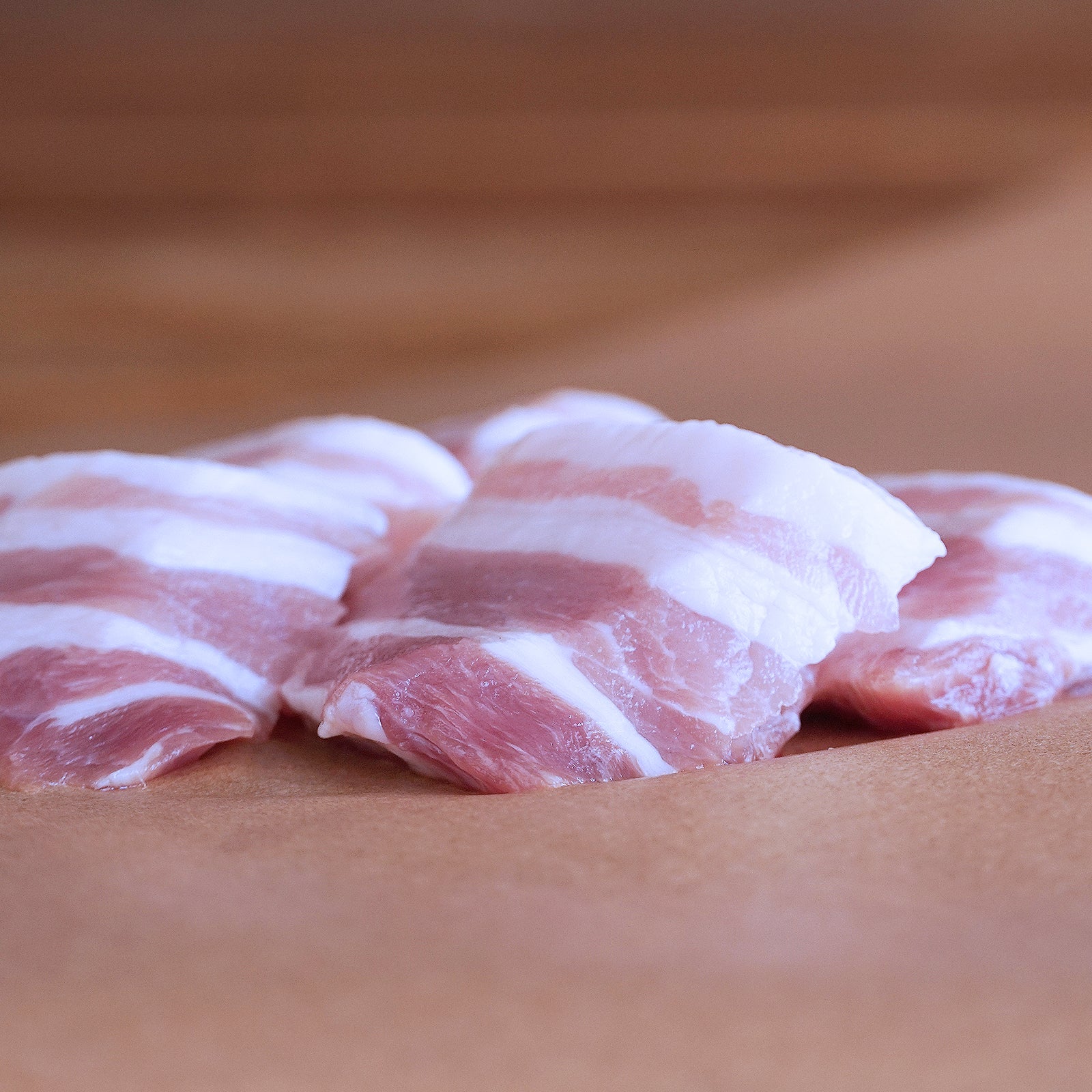 Free-Range Pork Thick Cut Belly Slices from Australia (100g) - Horizon Farms