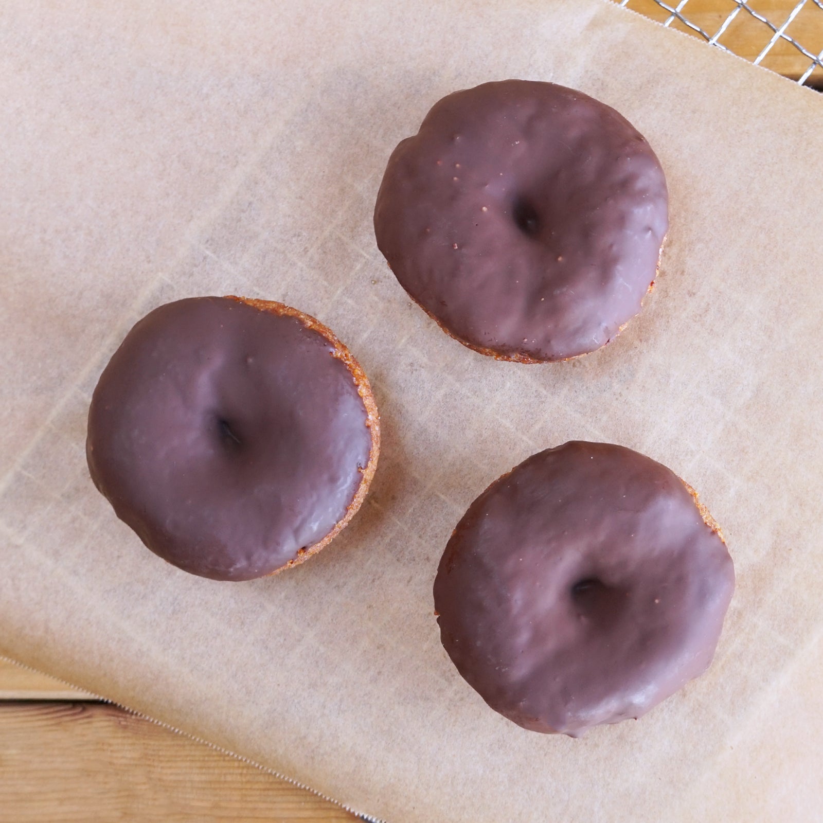 All-Natural Artisan Dairy-Free Egg-Free Chocolate Donuts (3pc) - Horizon Farms