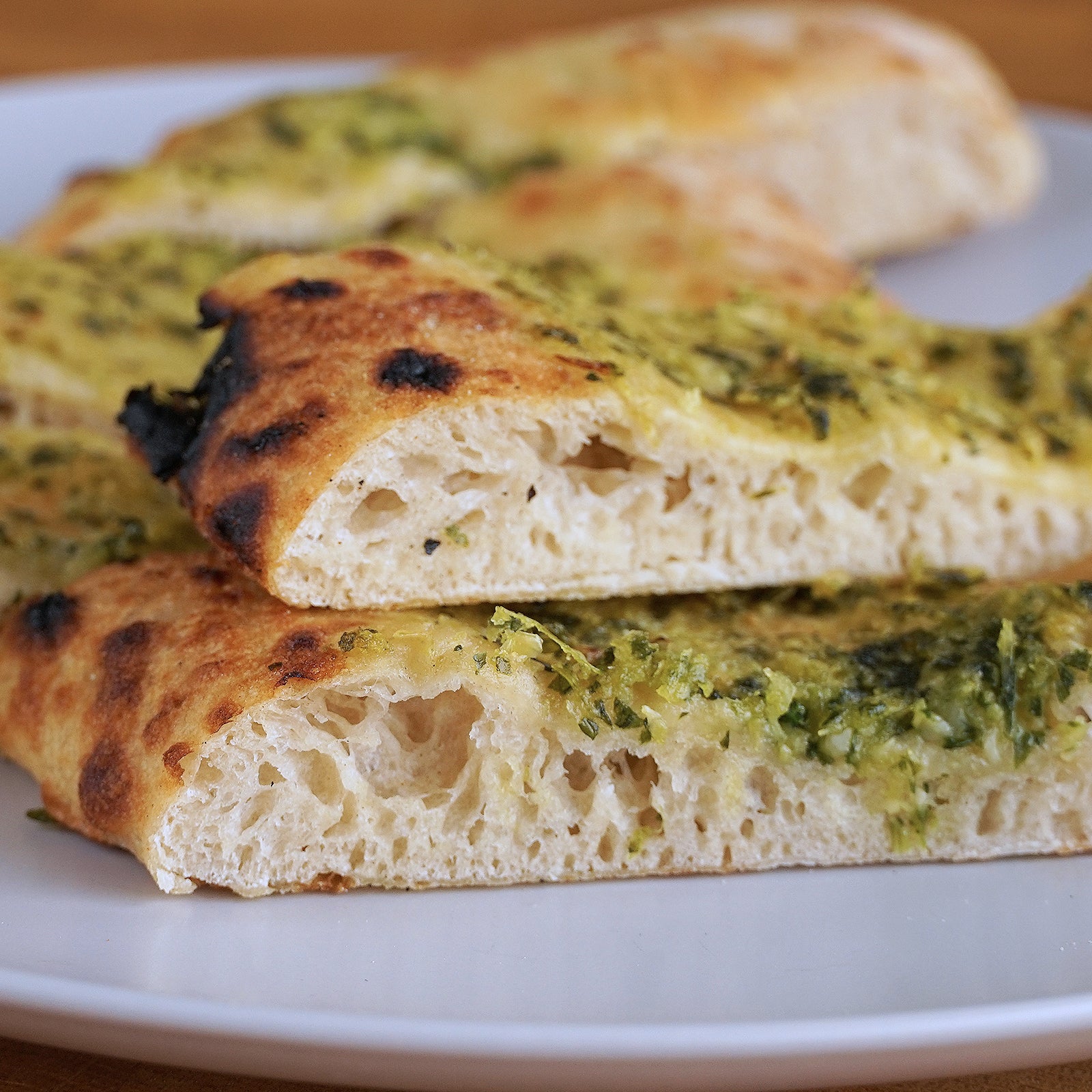 All-Natural Spelt Garlic Focaccia from Australia (264g) - Horizon Farms