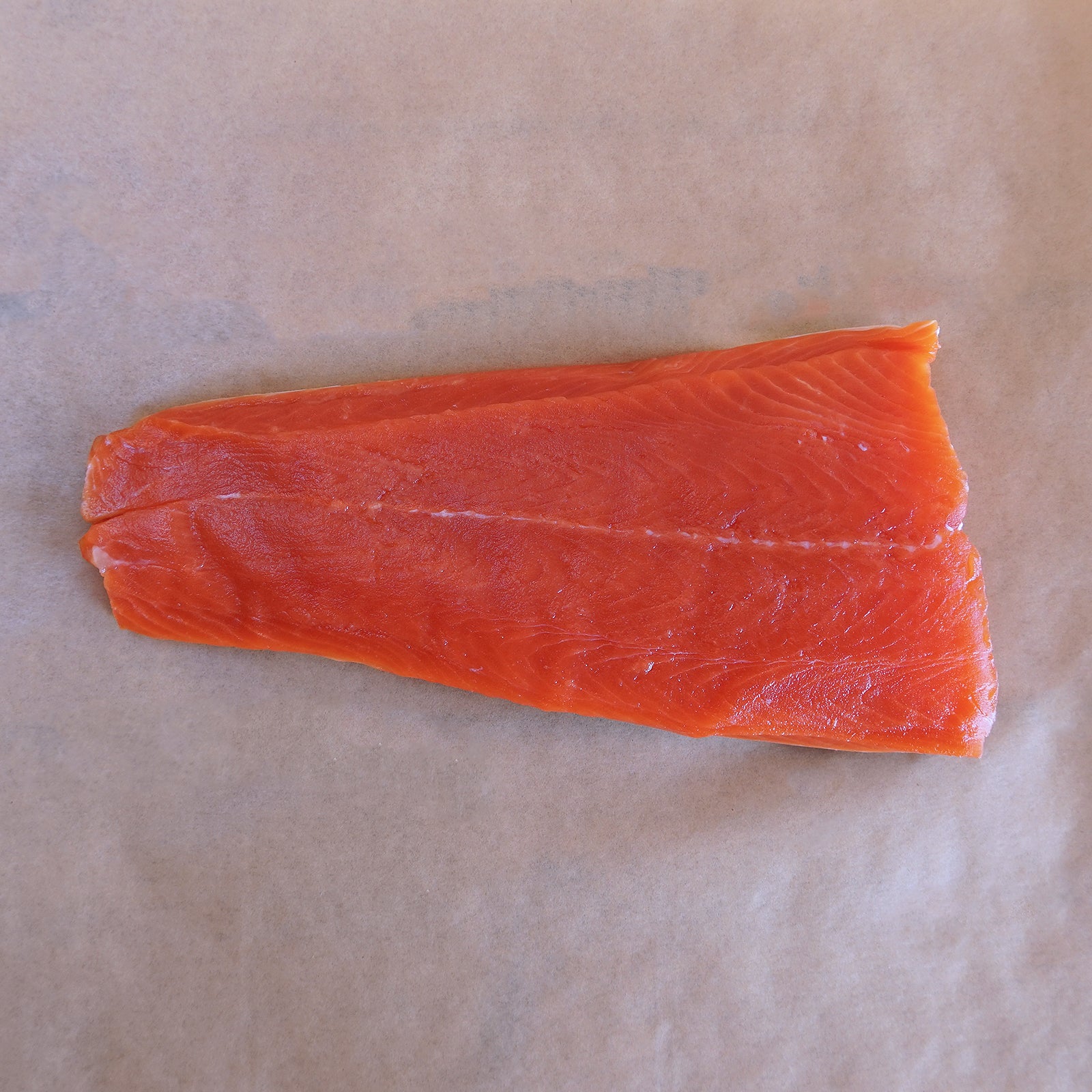 Wild-Caught Sashimi Grade Sockeye Salmon Fillet Portion from Canada B-Grade (200g) Best By: March 9th, 2025 - Horizon Farms