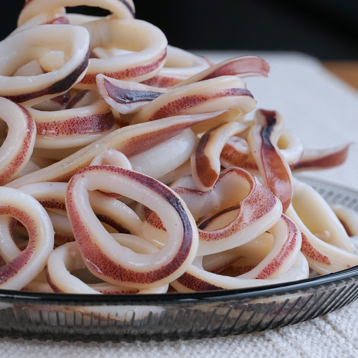 Wild-Caught Pre-Cooked & Cut Frozen Squid Rings from Argentina (1kg) - Horizon Farms