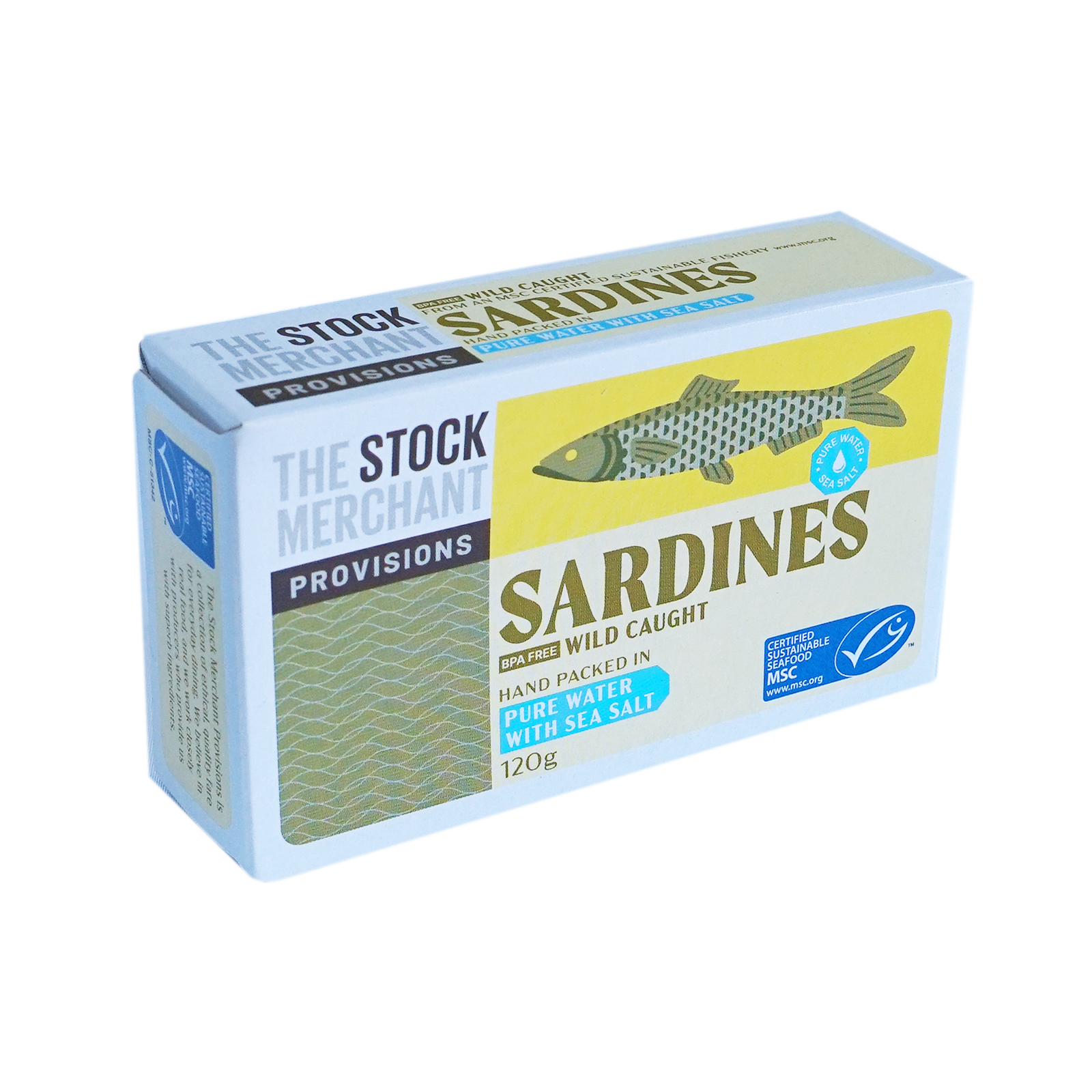 MSC Certified BPA-Free Wild-Caught Canned Sardines in Water (120g x 5) - Horizon Farms