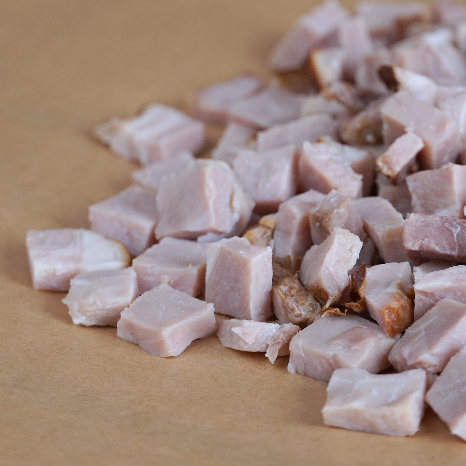 All-Natural Sugar-Free Free-Range Pork Thigh Smoked Ham Dice Cuts (200g) - Horizon Farms