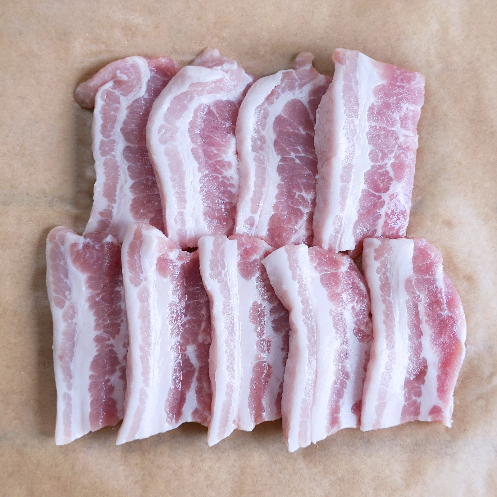 Free-Range Pork Thick Cut Belly Slices from Australia (200g) - Horizon Farms