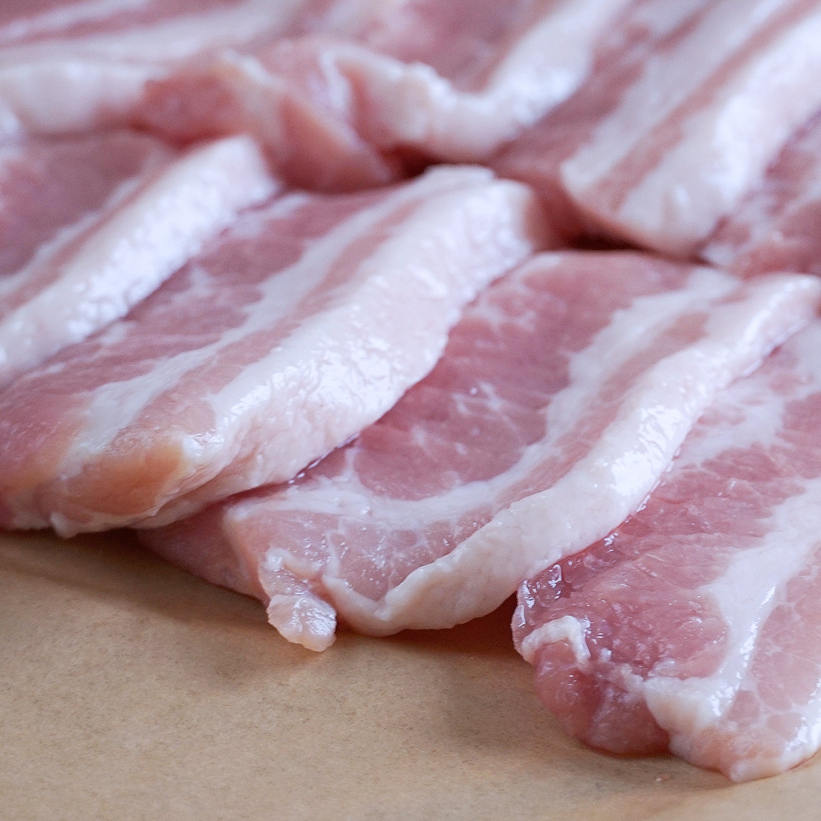 Free-Range Pork Thick Cut Belly Slices from Australia (200g) - Horizon Farms