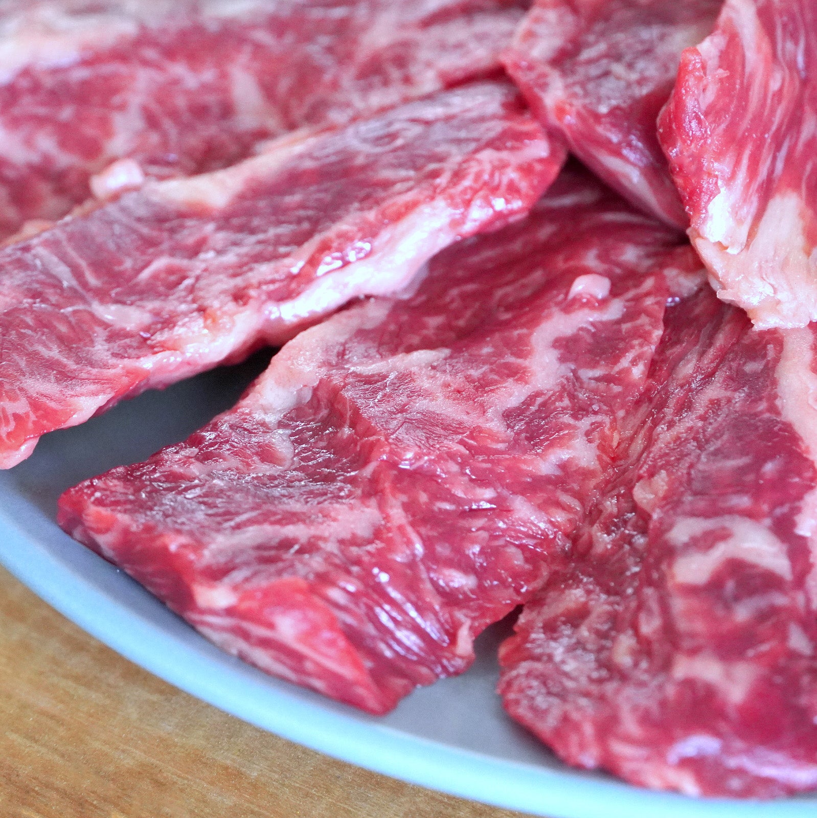 Japanese Range-Free Wagyu Beef Skirt Steak Slices from Iwate (200g) - Horizon Farms