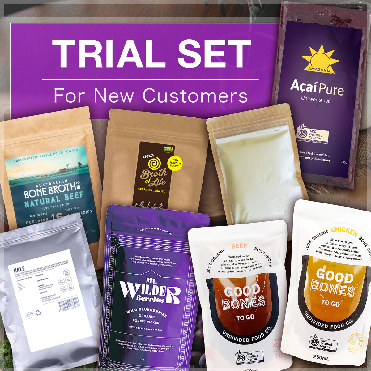 Horizon Farms Health & Wellbeing Trial Set (8 Items) (New Customers Only) (Free Shipping) - Horizon Farms