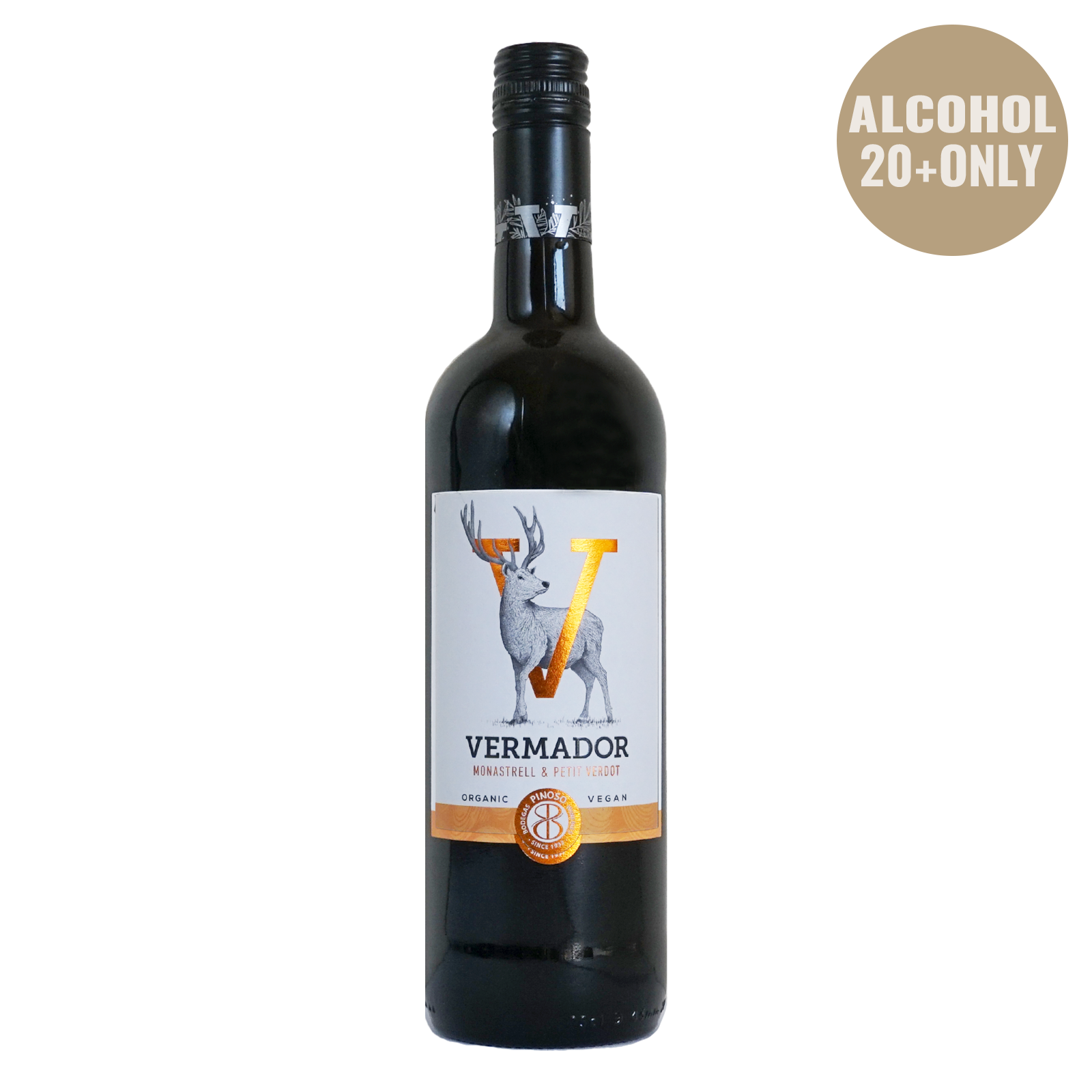 Organic Red Wine Vermador Tinto from Spain (750ml)