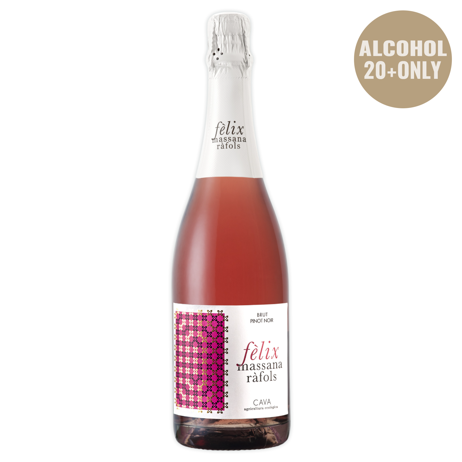 Organic Cava Sparkling Rosé Wine Brut Pinot Noir from Spain (750ml) - Horizon Farms