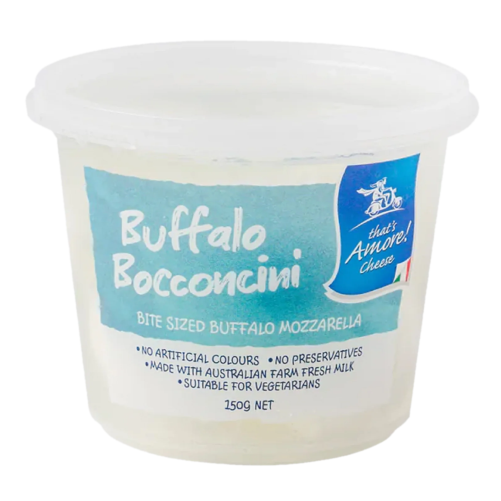 All-Natural Frozen Buffalo Bocconcini Bite-Sized Mozzarella Cheese Pearls from Australia (150g) - Horizon Farms