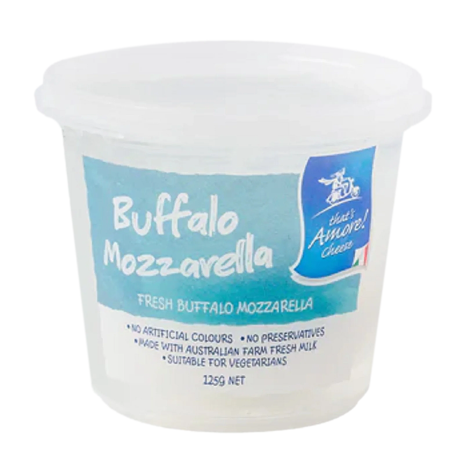 All-Natural Frozen Buffalo Mozzarella Cheese from Australia (125g) - Horizon Farms