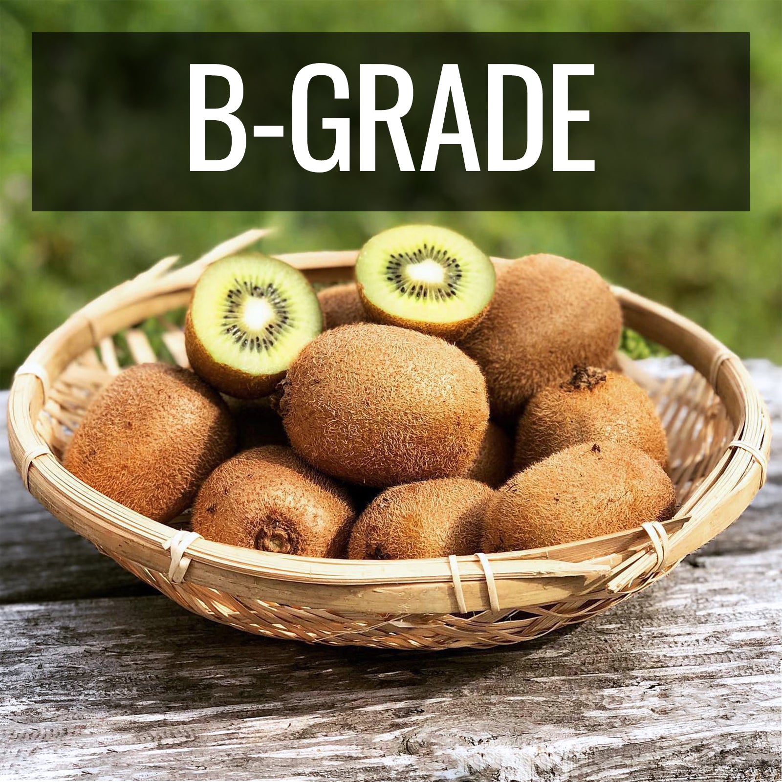 Certified Organic Frozen Kiwis from Japan (Cracked Skin) B-Grade (1kg) Best By: January 8th, 2026
