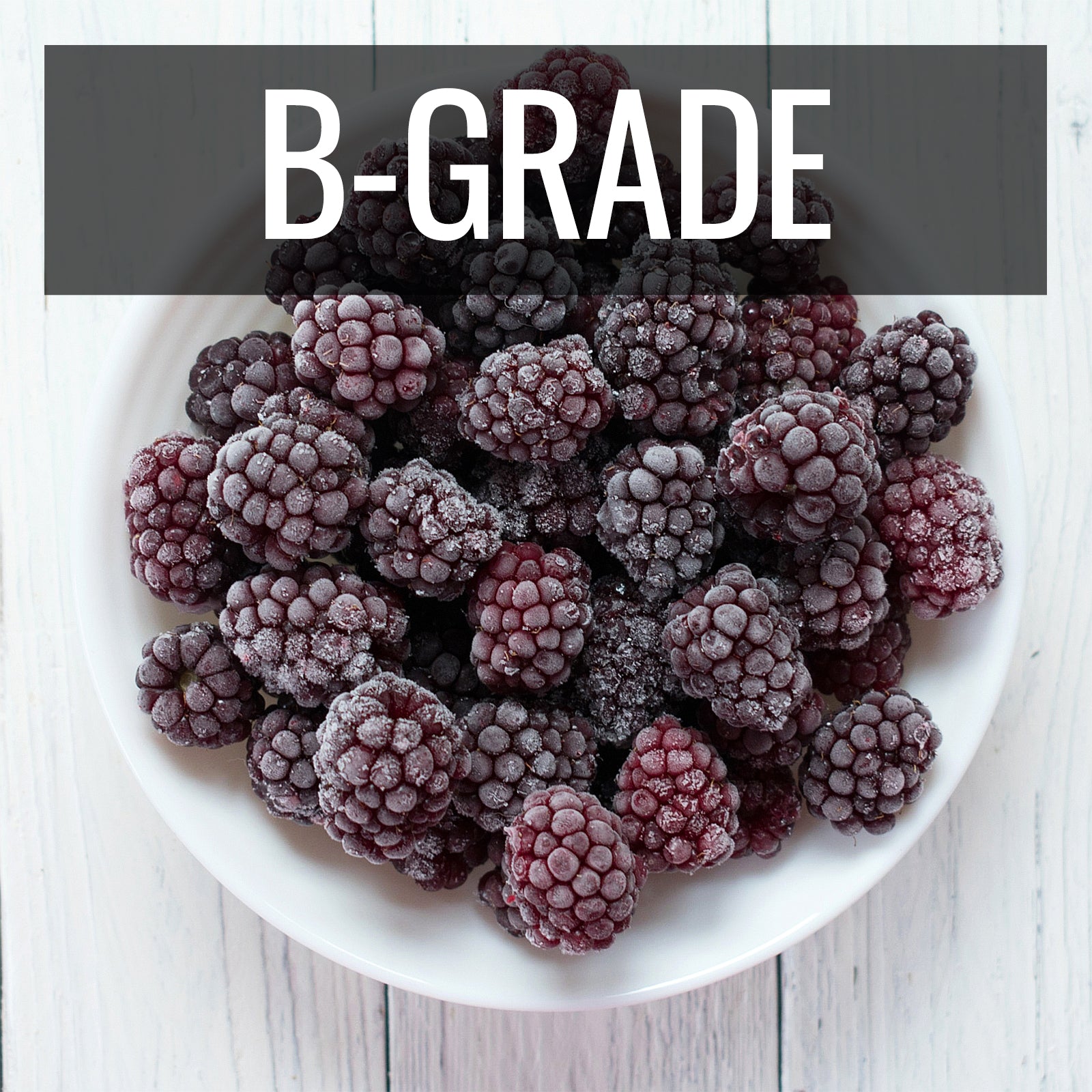 Certified Organic Frozen Wild Blackberries from Ukraine B-Grade (1kg) Best By: November 26th, 2025