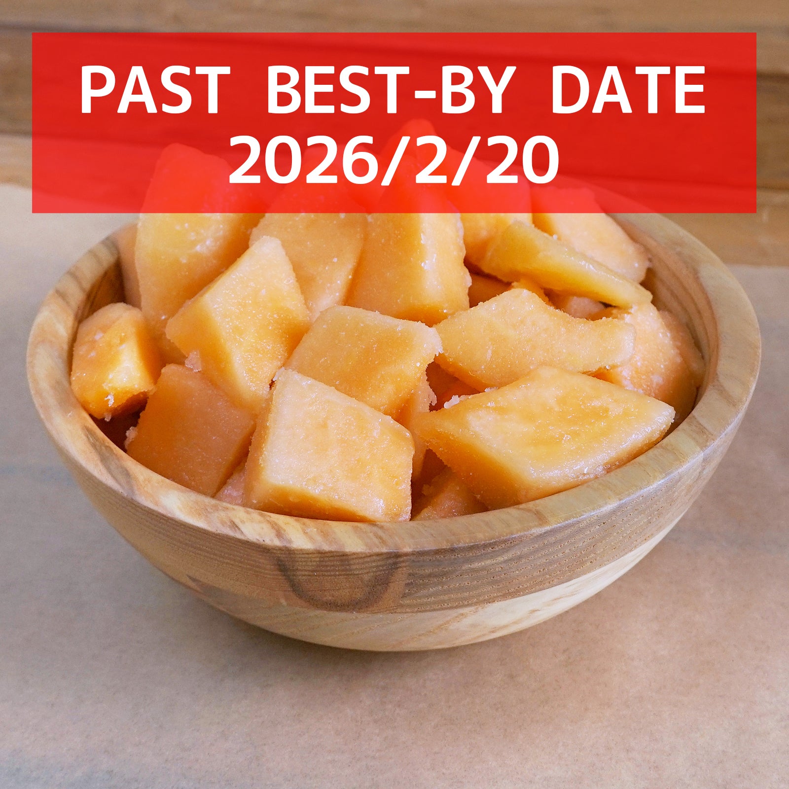 60% OFF Sale! (Past Best By: February 20th, 2026) Certified Organic All-Natural Frozen Cantaloupe from Vietnam (350g) - Horizon Farms