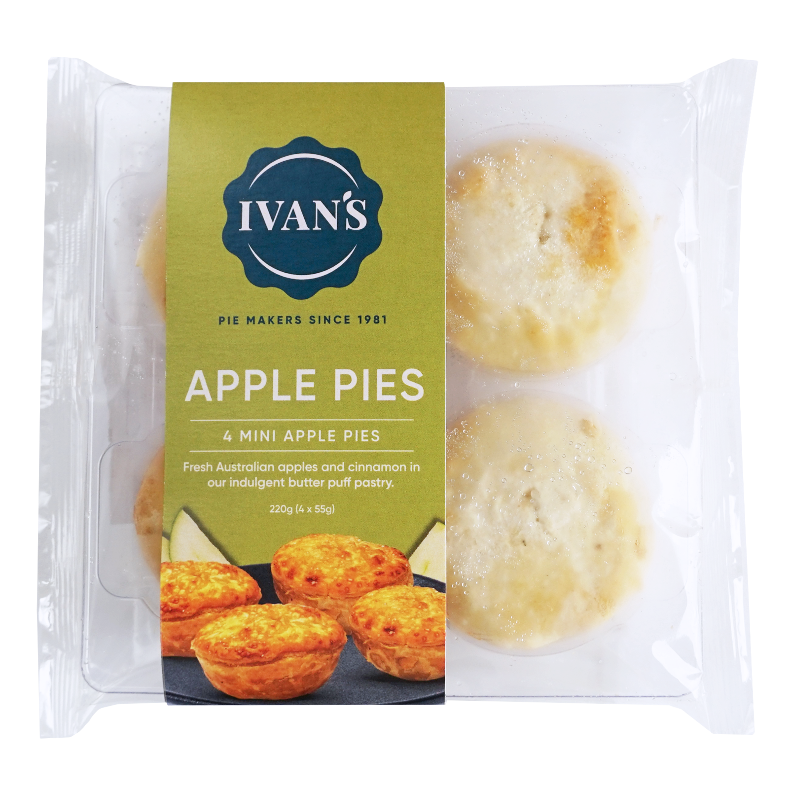 All-Natural Party-Size Apple Pies from Australia (4pc)