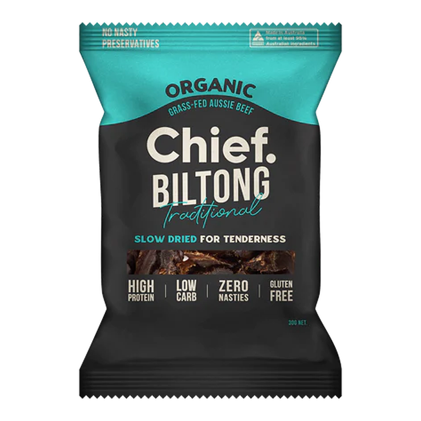 All-Natural Grass-Fed Beef Biltong (30g) - Horizon Farms