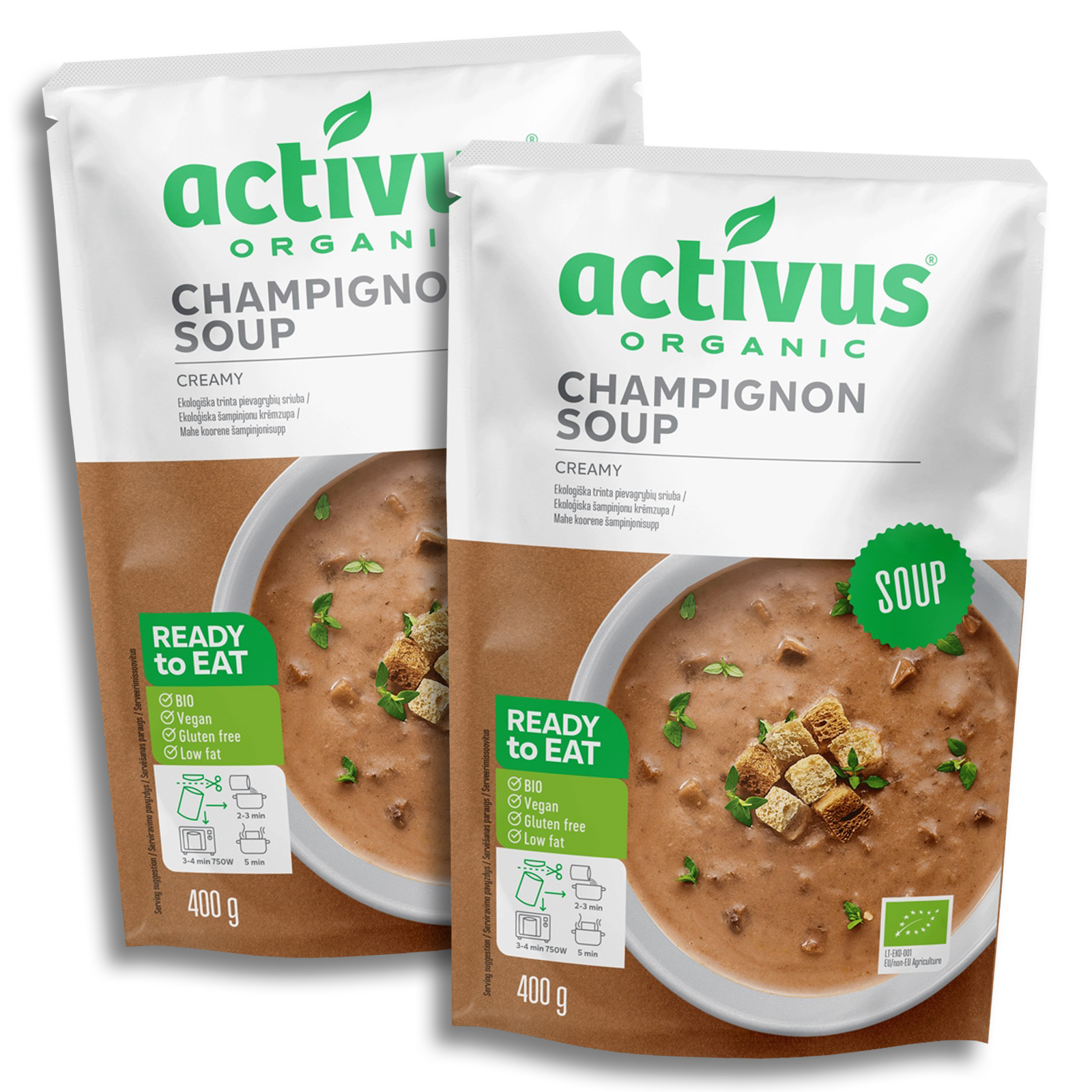 Certified Organic Mushroom Soup / Gravy (800g) - Horizon Farms