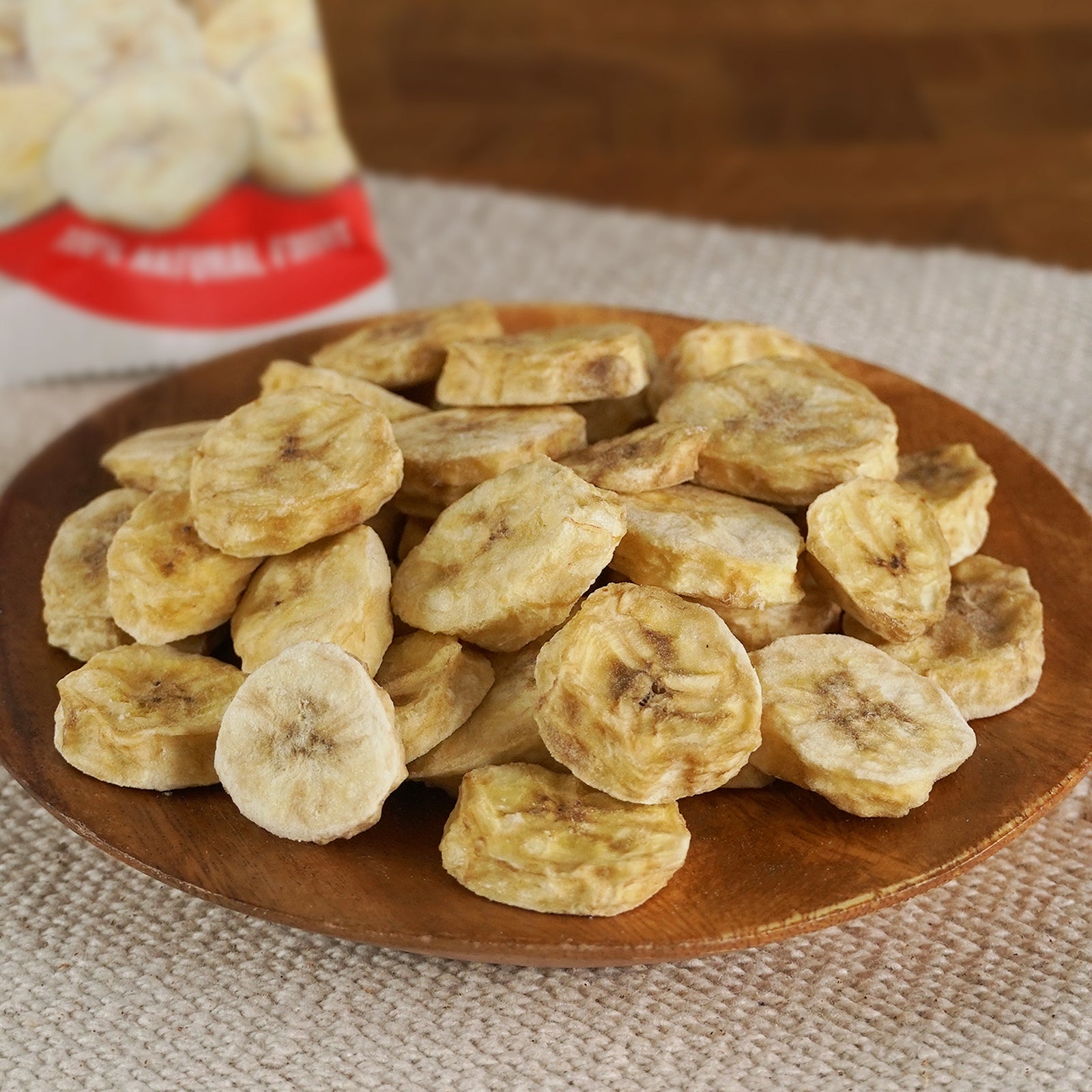 Certified Organic Freeze-Dried Banana Slices from Australia (45g)