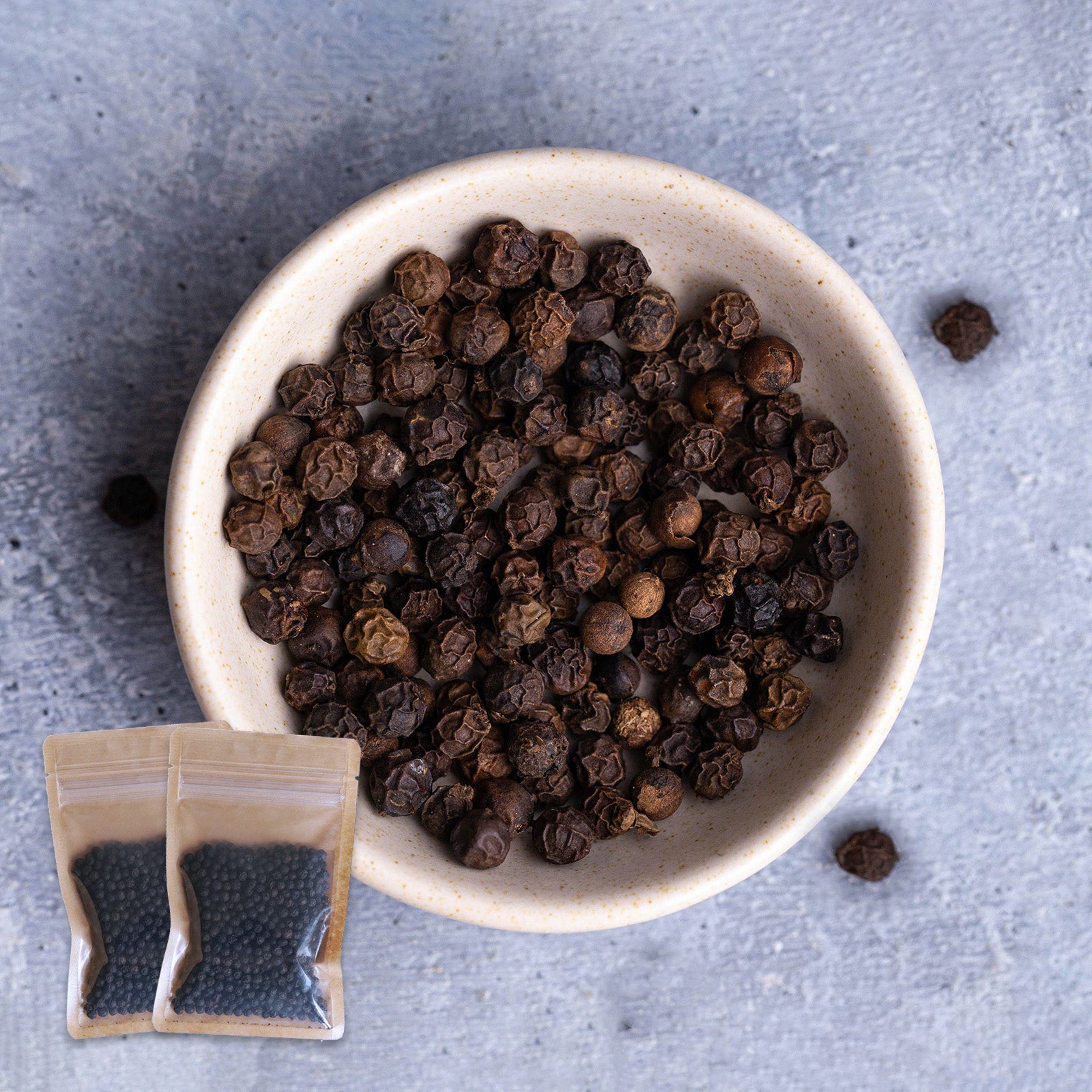 Organic Whole Black Peppercorn from Cambodia (50g x 2) - Horizon Farms