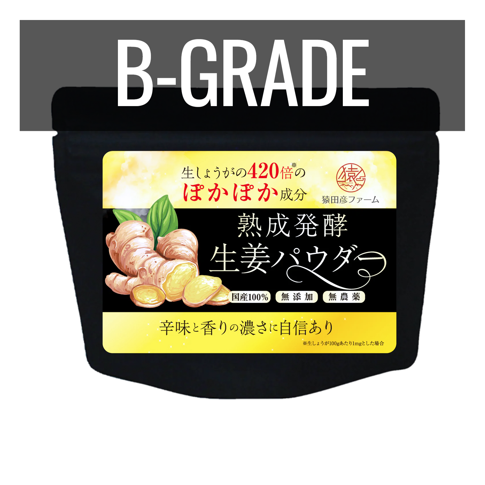 All-Natural Fermented Ginger Powder from Japan (60g) Best By: February 1st, 2025 - Horizon Farms