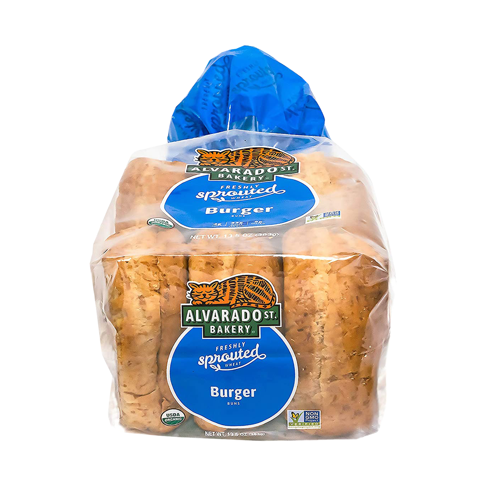 Certified Organic Sprouted Wheat Hamburger Buns from California (6pc) - Horizon Farms