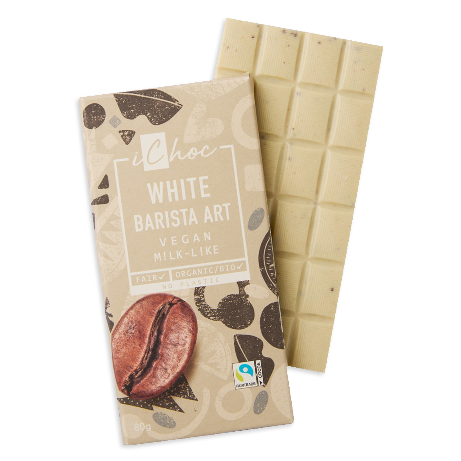 Certified Organic Dairy-Free Chocolate from Germany - White Espresso (240g) - Horizon Farms