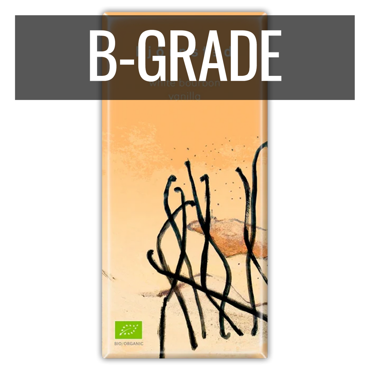 Certified Organic Fair-Trade White Vanilla Chocolate from Germany B-Grade (80g) Best By: October 31st, 2026 - Horizon Farms