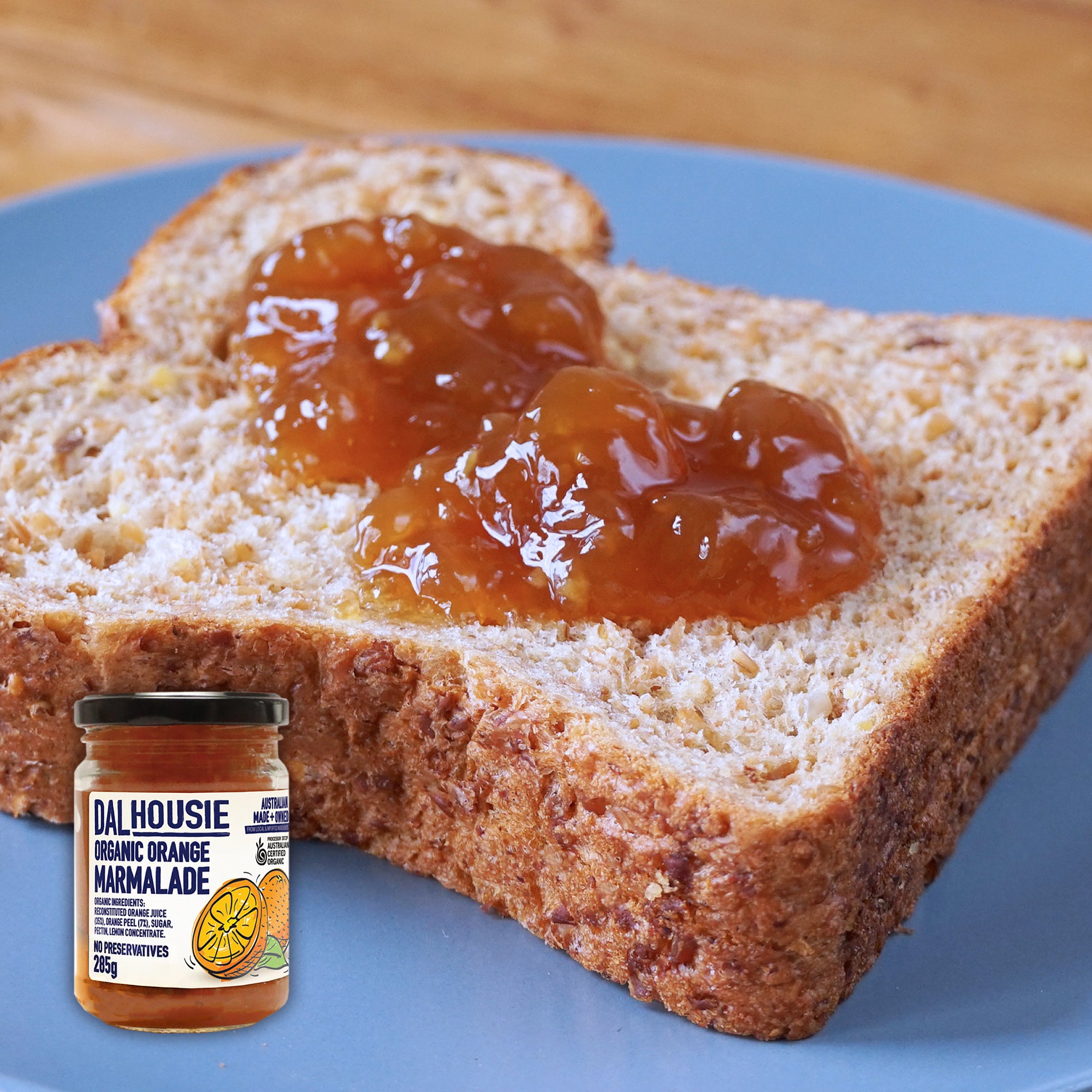 [100-Set Limited Quantity Gift Campaign] Certified Organic Jam Variety Set from Australia (285g x 5 Jars) - Horizon Farms