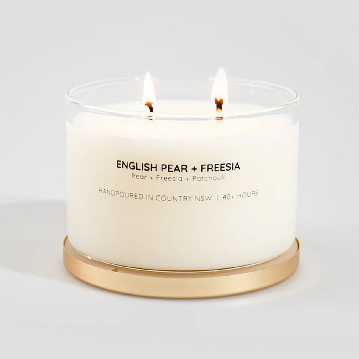 100% Natural Soy Wax "English Pear & Freesia" Candle from Australia (330g)