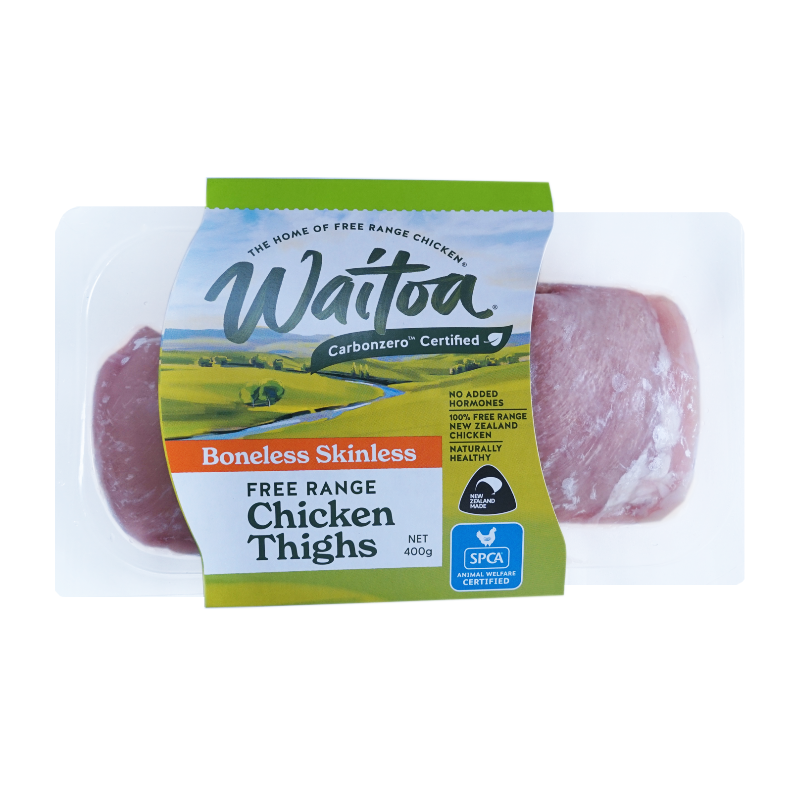 Free-Range Boneless Skinless Chicken Thighs from New Zealand (400g) - Horizon Farms