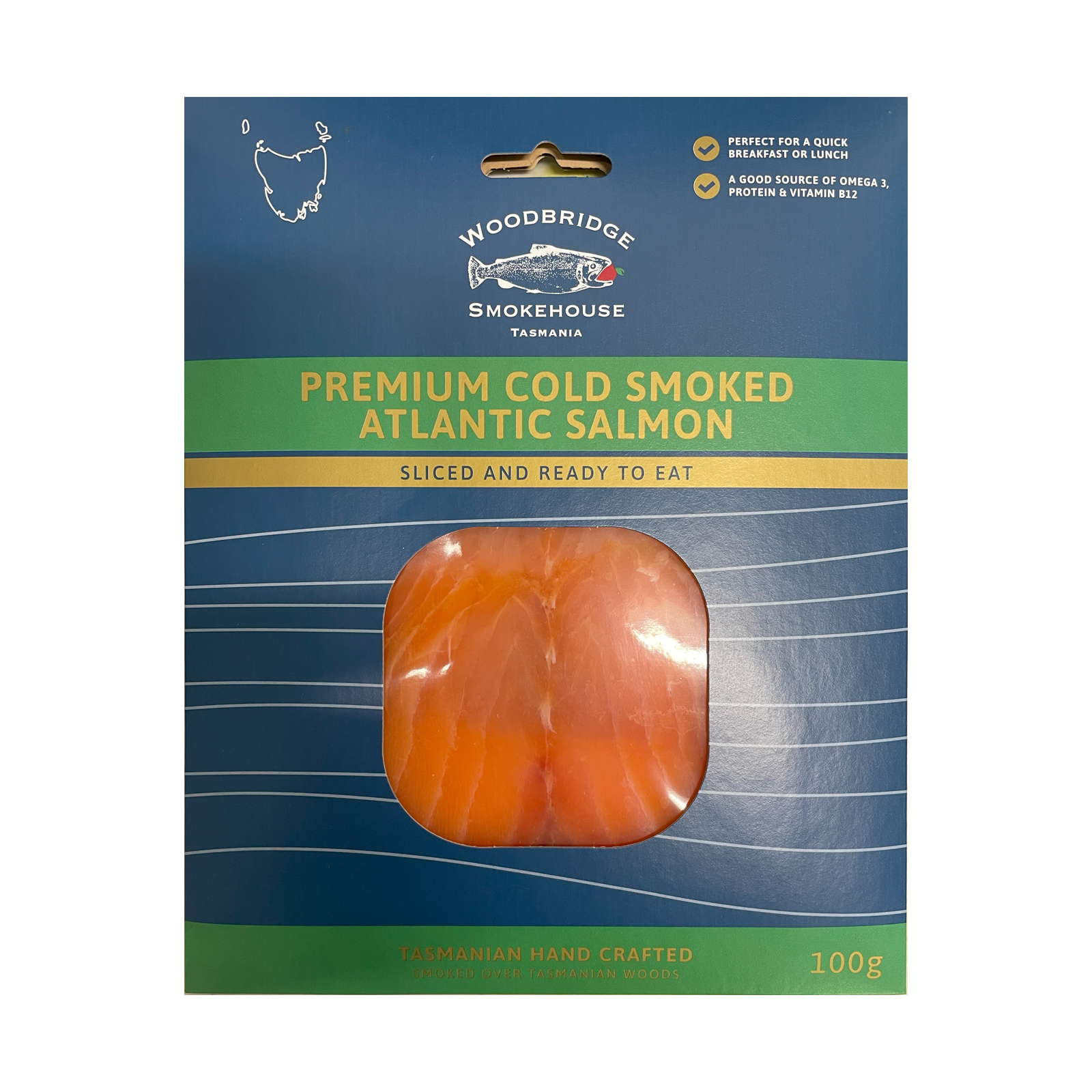 Premium Cold Smoked Antlantic Salmon Fillet from Australia (100g) - Horizon Farms