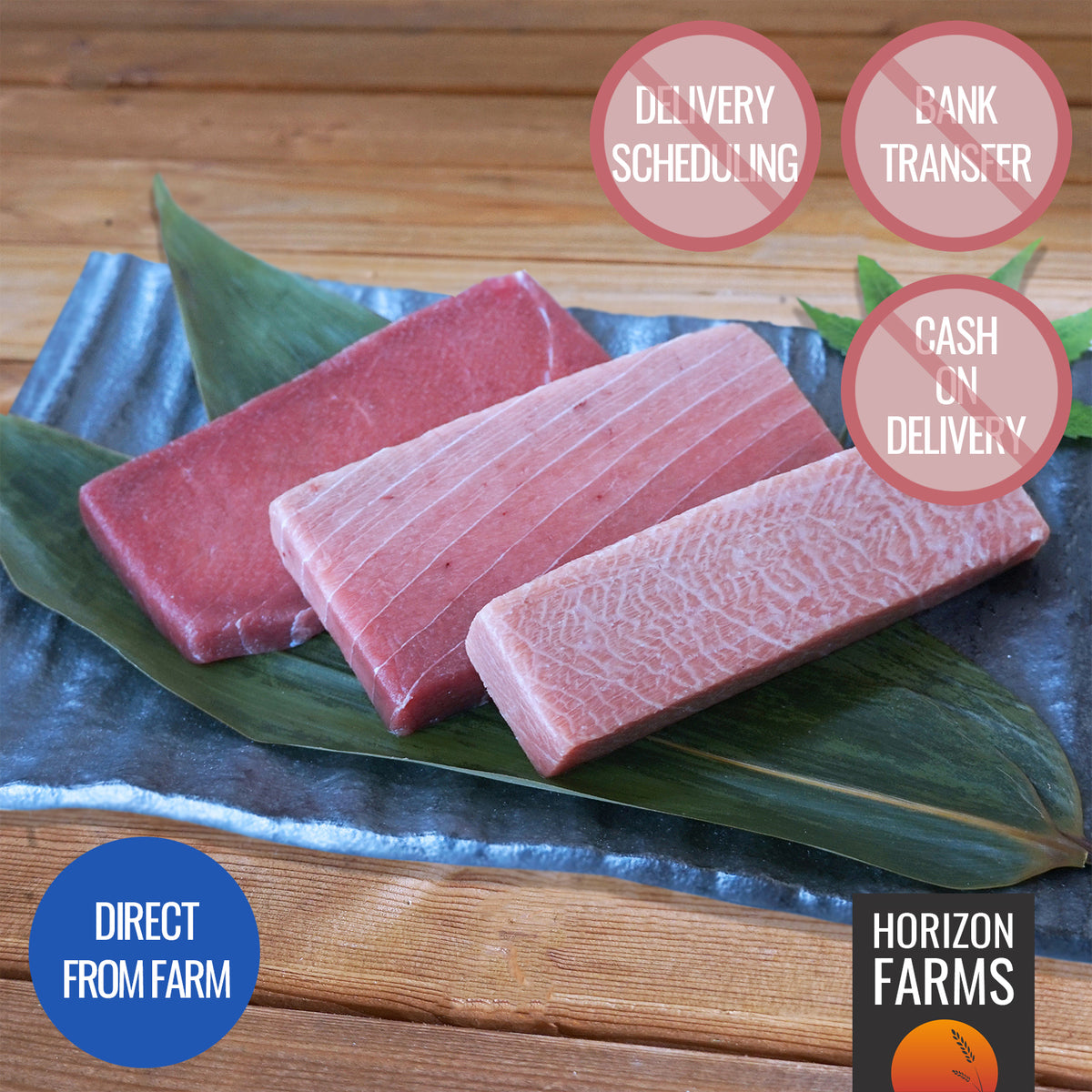 MSC Certified Frozen Wild-Caught Bluefin Tuna (190g-1.14kg) (Direct from Farm) (Terms & Conditions Apply) - Horizon Farms