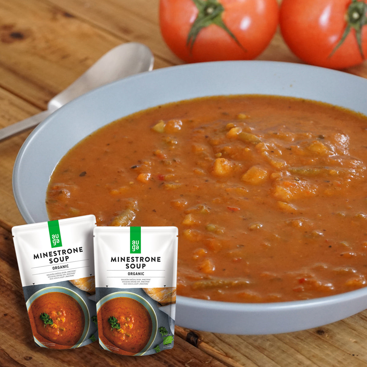 Certified Organic Vegetable Minestrone Soup (800g) - Horizon Farms
