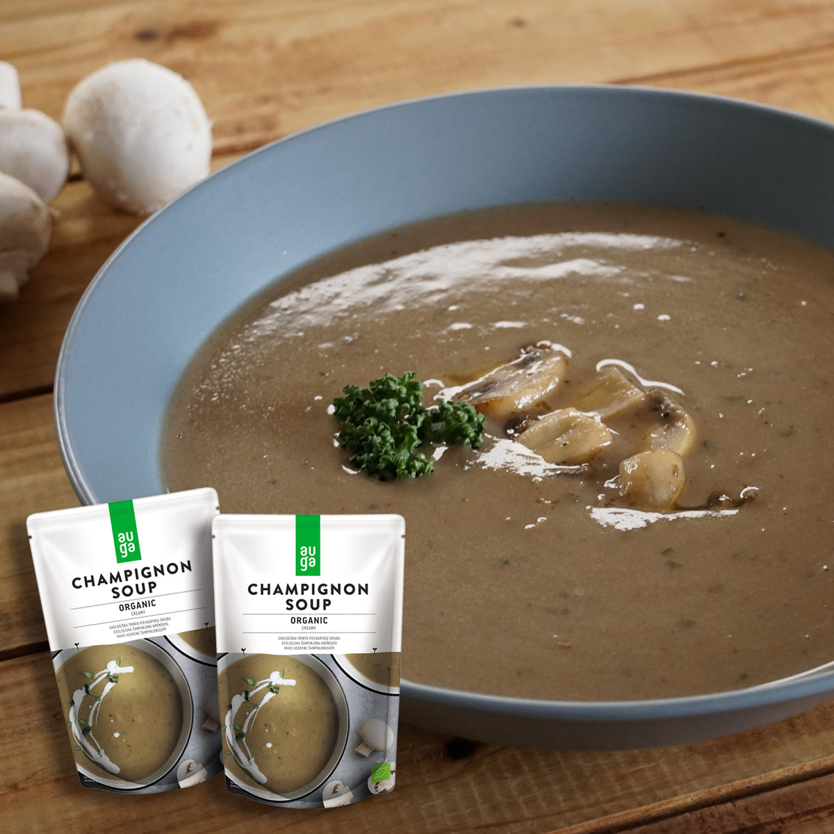 Certified Organic Mushroom Soup / Gravy (800g) - Horizon Farms