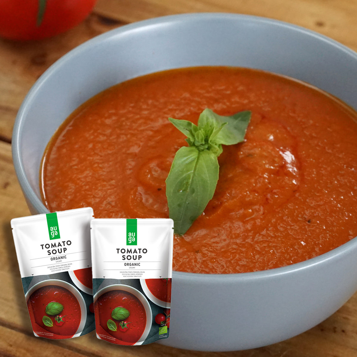 Certified Organic Tomato Soup (800g) - Horizon Farms