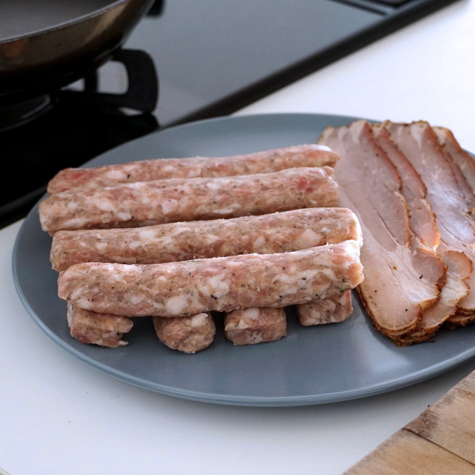 All-Natural Sugar-Free Skinless Free-Range Pork Sausage (4pc) - Horizon Farms