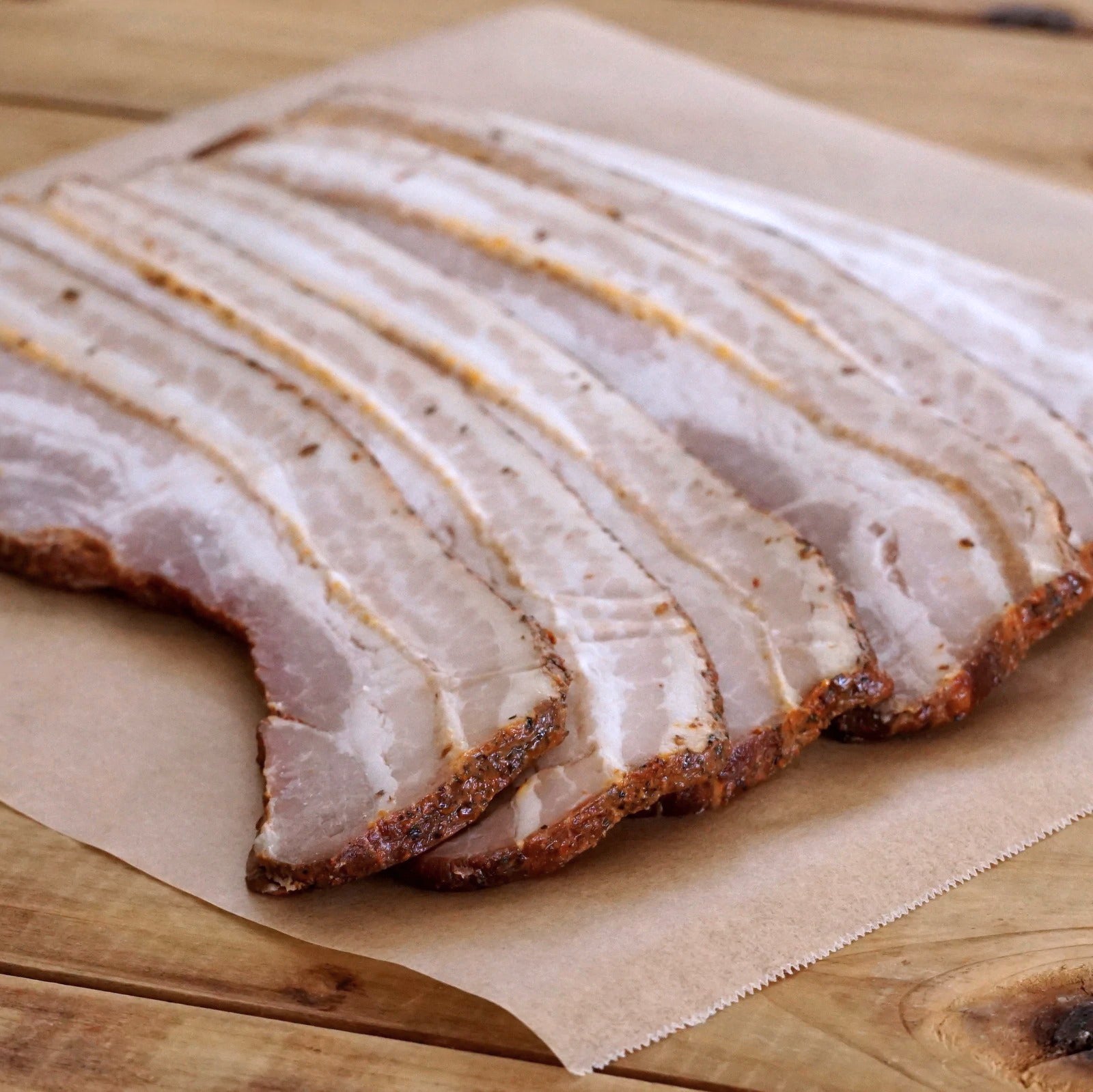 All-Natural Sugar-Free Free-Range Pork Smoked Bacon Slices Extra Thick (200g) - Horizon Farms