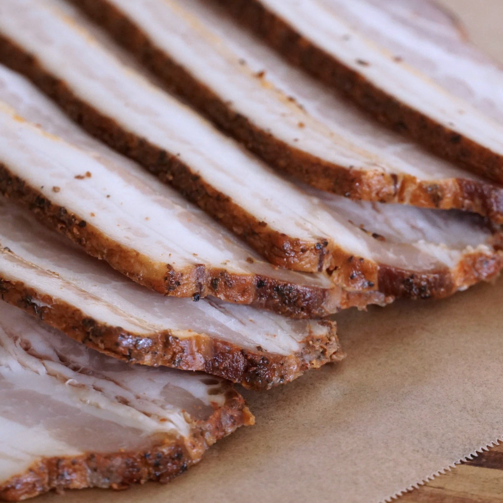 All-Natural Sugar-Free Free-Range Pork Smoked Bacon Slices Extra Thick (200g) - Horizon Farms