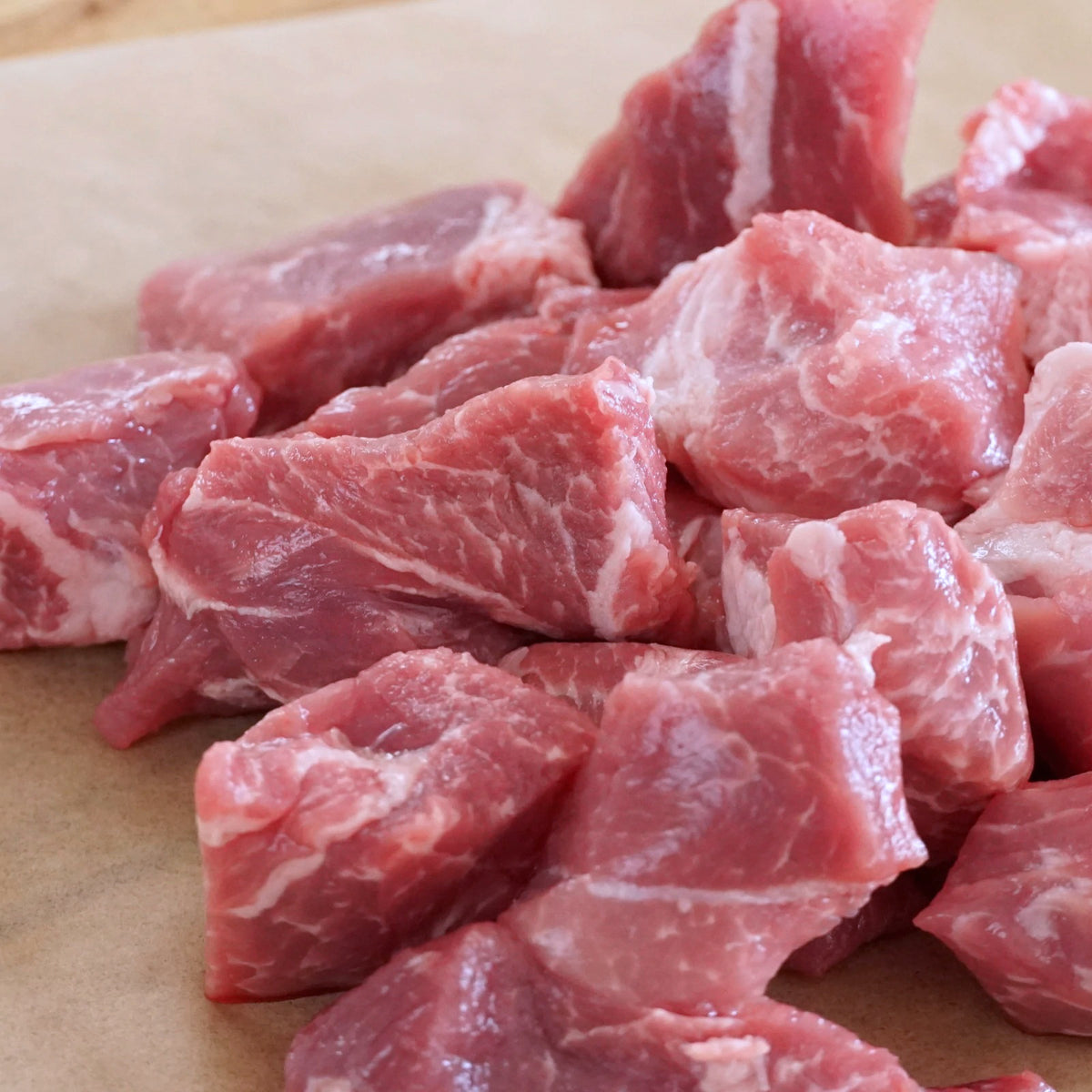 All-Natural Free-Range Pork Shoulder Meat for Stews (300g) - Horizon Farms