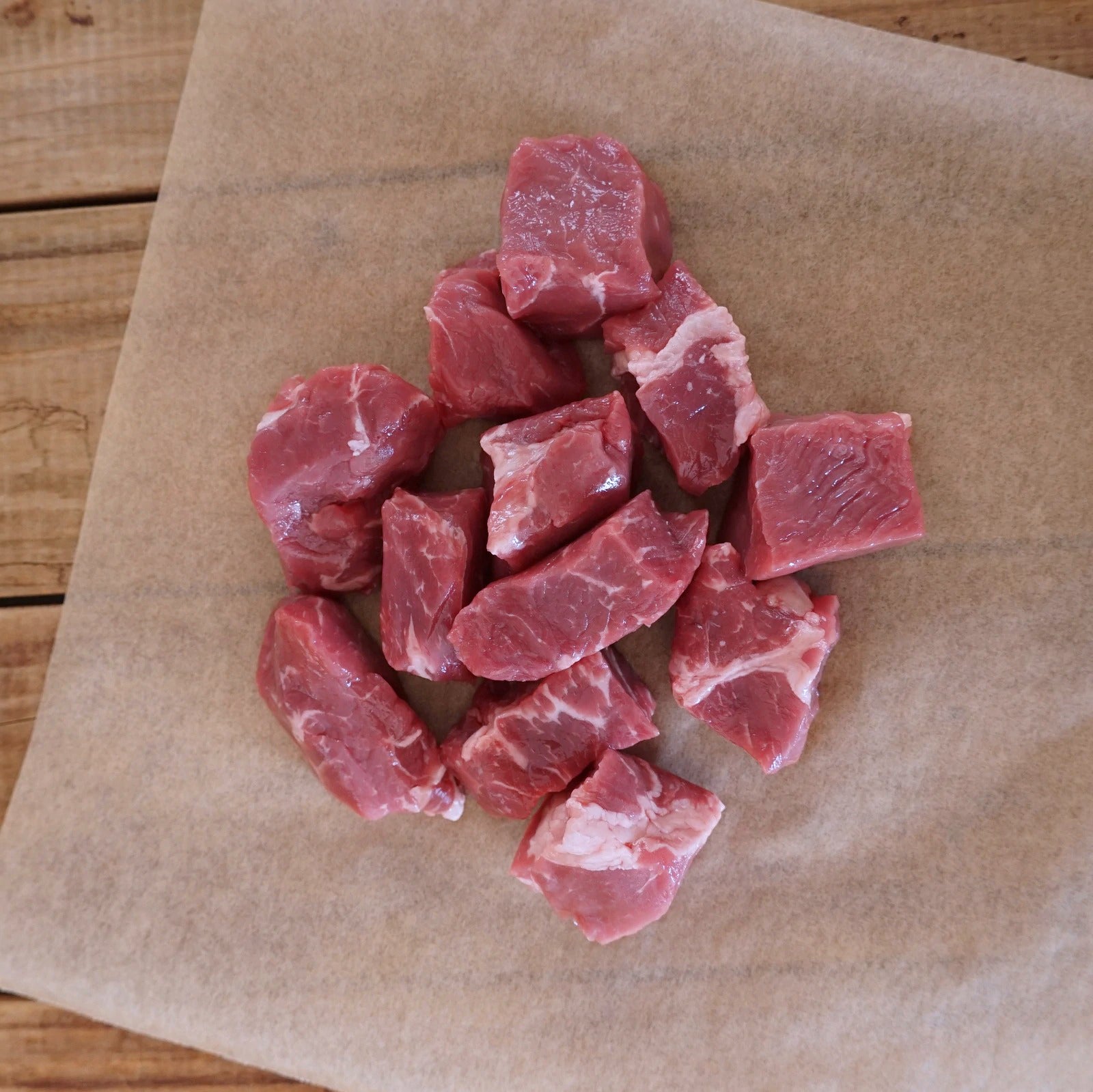 Grass-Fed Pasture-Raised Beef Steak Cubes (250g) - Horizon Farms