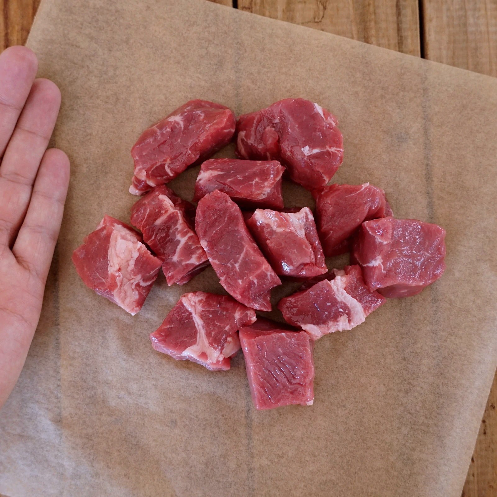 Grass-Fed Pasture-Raised Beef Steak Cubes (250g) - Horizon Farms