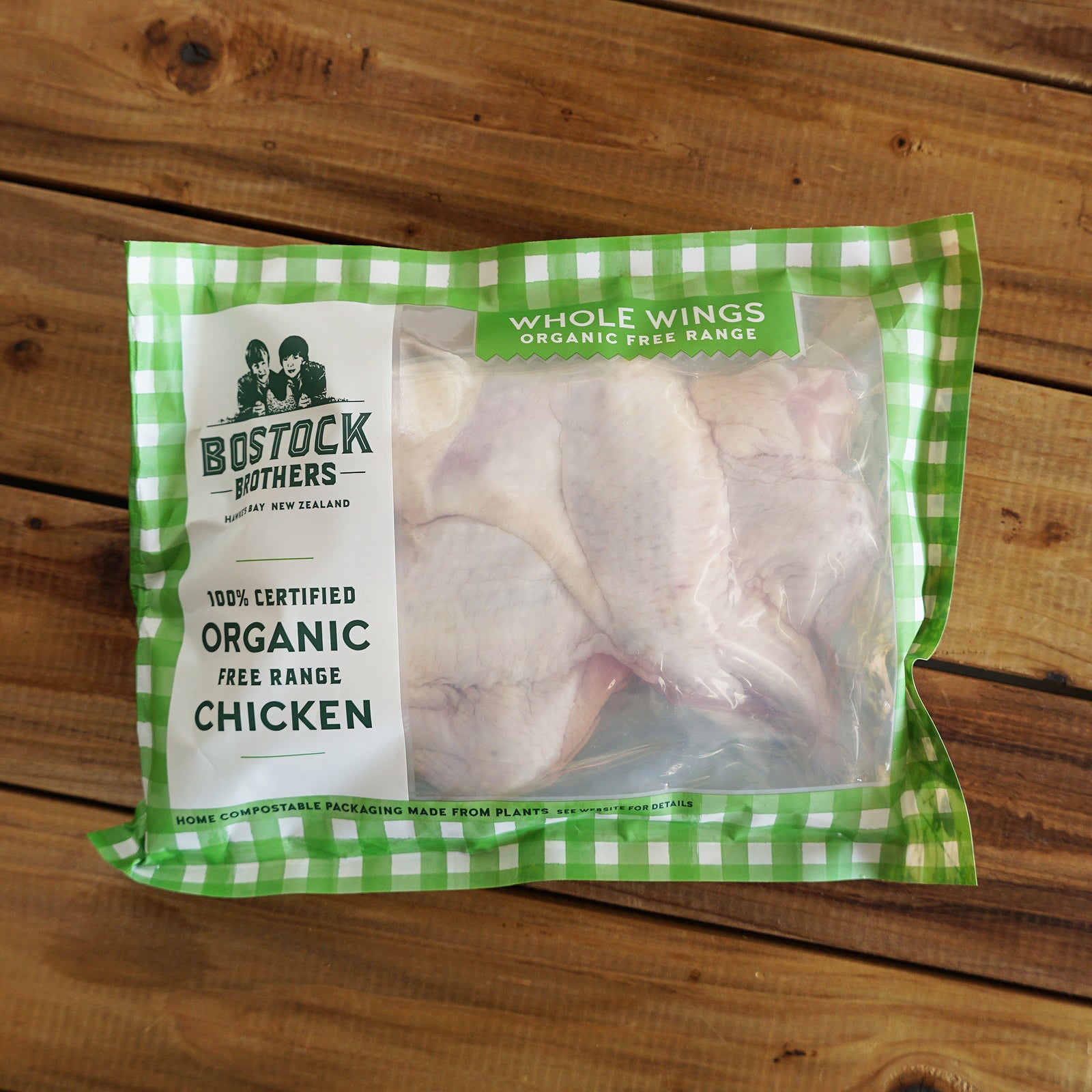 Organic Free-Range Whole Wings from New Zealand (500g) - Horizon Farms